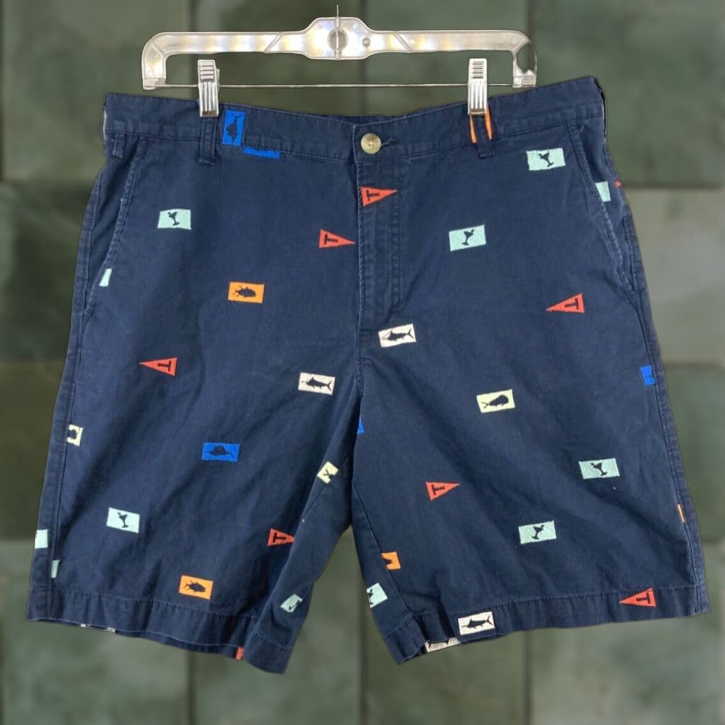 Vintage Columbia Mens 36 Blue Shorts PFG Extra Large XL Outdoor Flags Size US 36 / EU 52 - 1 Thumbnail