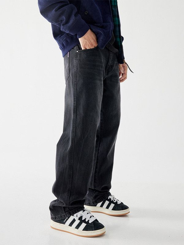 Japanese Brand Men's high street retro washed cleanfit lightning jeans Size US 32 / EU 48 - 3 Thumbnail