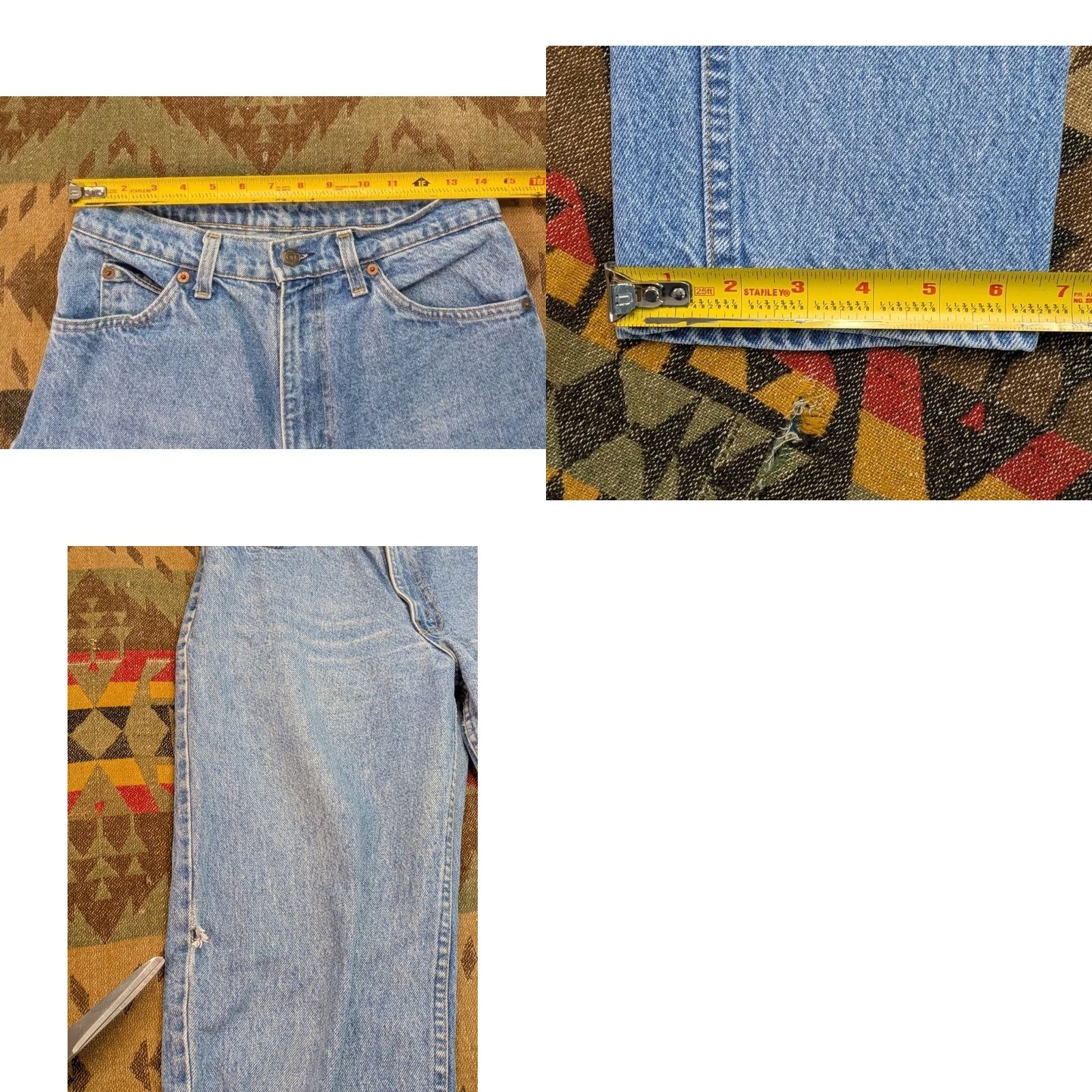 Levi's VINTAGE Levi's Orange Tab Denim Jeans 29x32 Made In USA Light Wash Mens Size US 29 - 8 Thumbnail