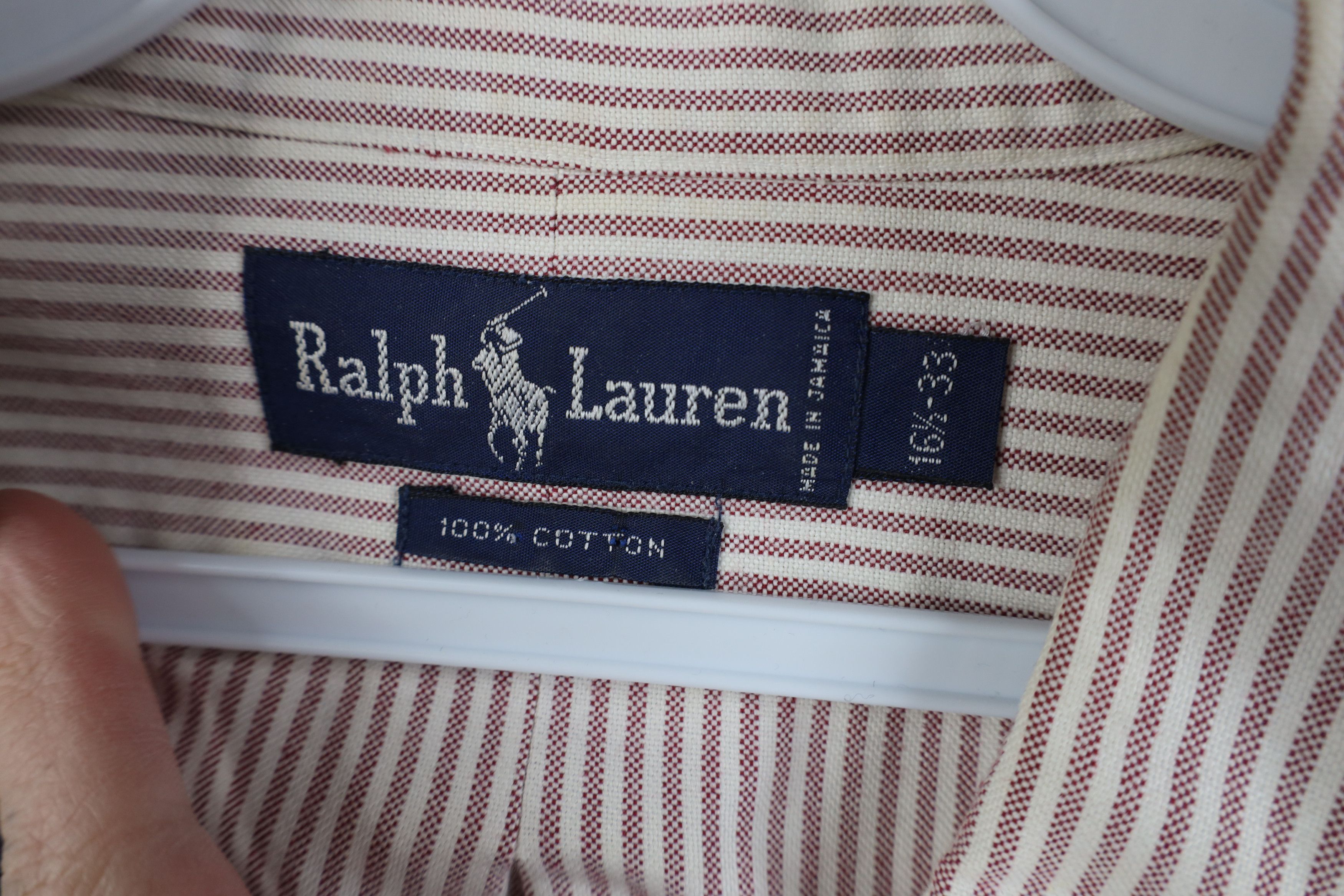 Polo Ralph Lauren Vintage 80s 90s Ralph Lauren Collared Button Down Shirt Size US M / EU 48-50 / 2 - 9 Thumbnail