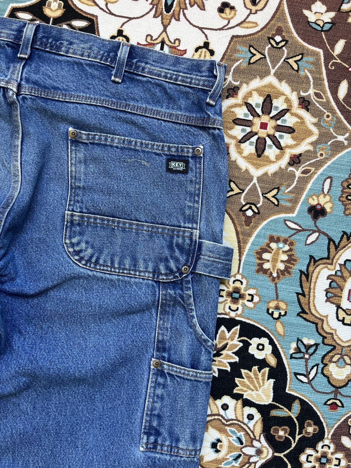 Designer × Other × Vintage Vintage key jeans double knee Size US 38 / EU 54 - 6 Thumbnail