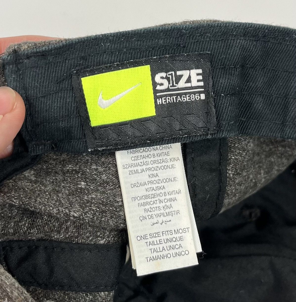 Nike Nike Heritage 86 Metal Logo Hat Cap One Size Brown Top Size ONE SIZE - 8 Thumbnail