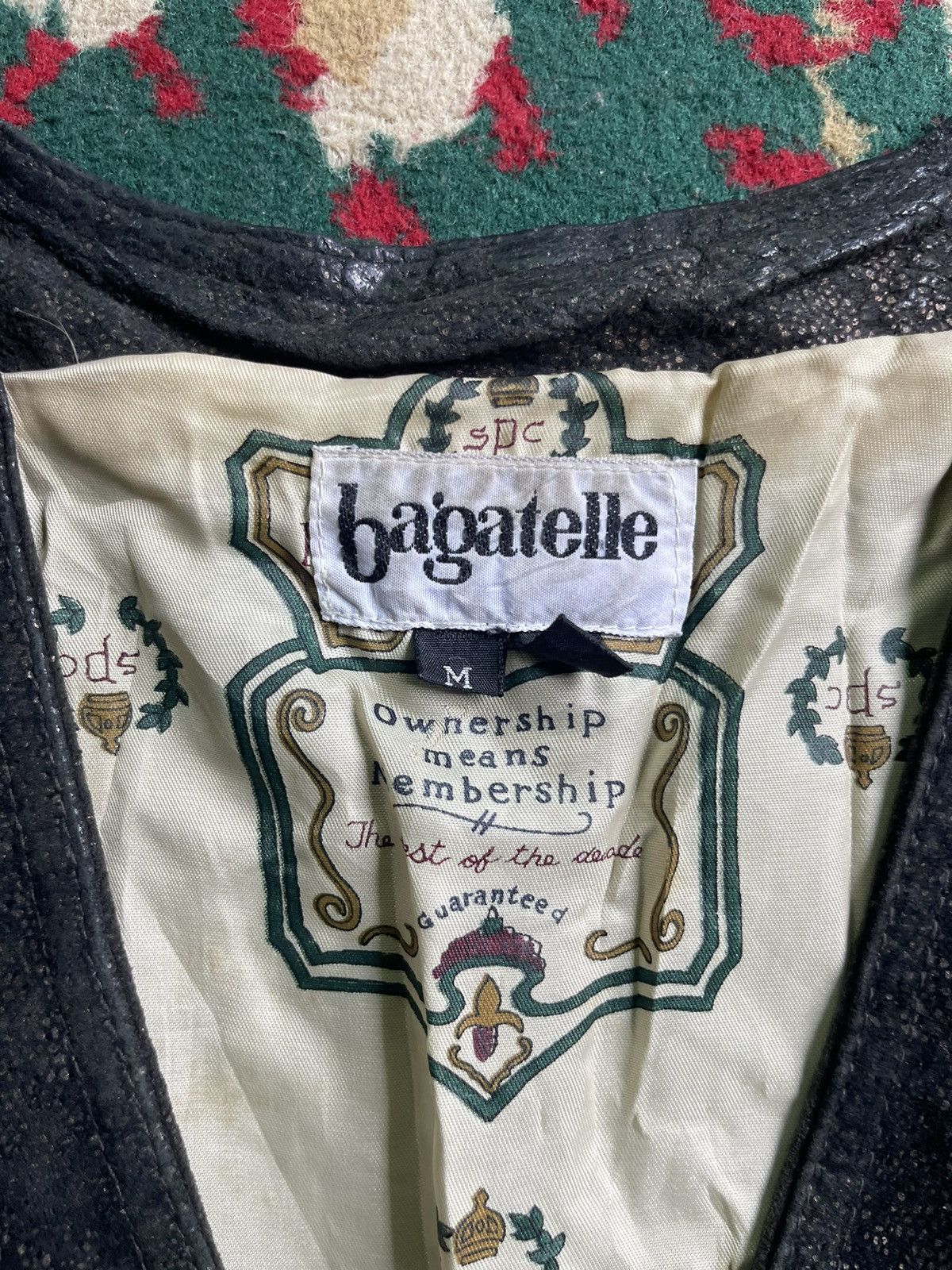 Japanese Brand × Leather × Vintage Vintage Bagatelle Vest Suede Leather Jacket Size US M / EU 48-50 / 2 - 3 Thumbnail