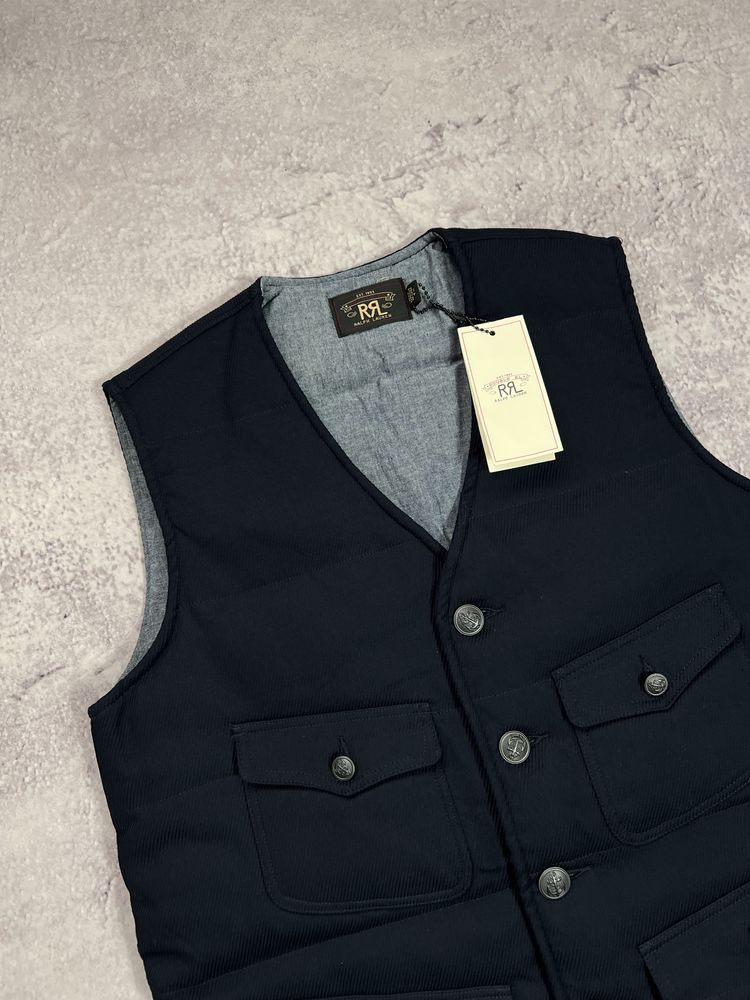 RRL Ralph Lauren Polo RRL Down Vest Size US S / EU 44-46 / 1 - 2 Thumbnail