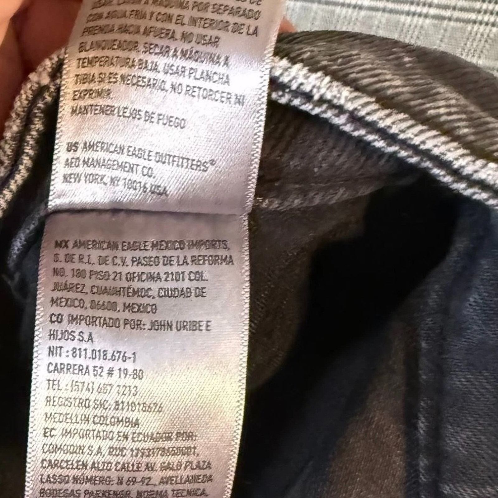 American Eagle Outfitters American Eagle Men Jeans Black Denim Stretch EasyFlex 29x32 Size US 29 - 5 Thumbnail