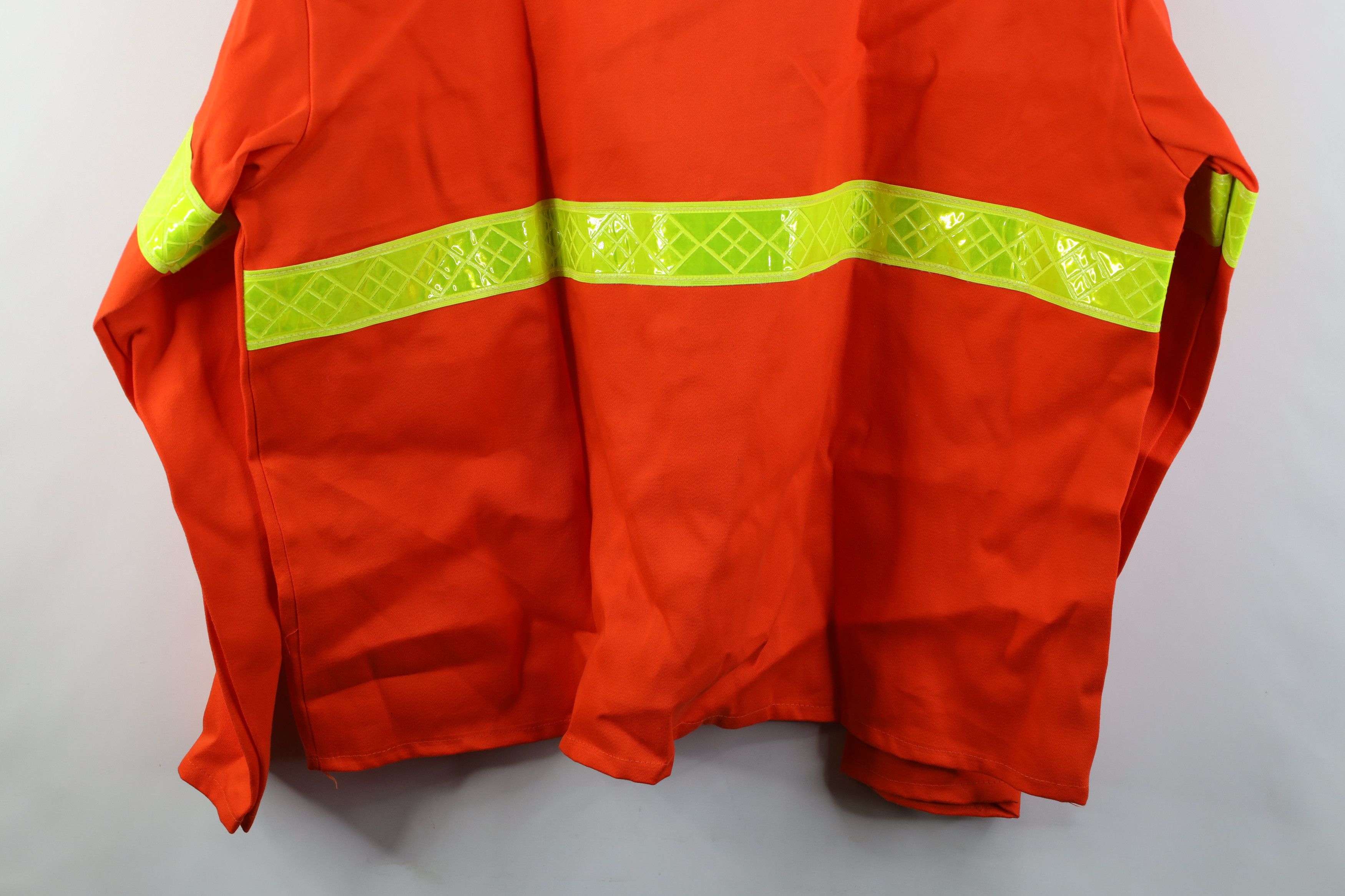 Deadstock Vintage 90s Streetwear Fire Flame Resistant Jacket