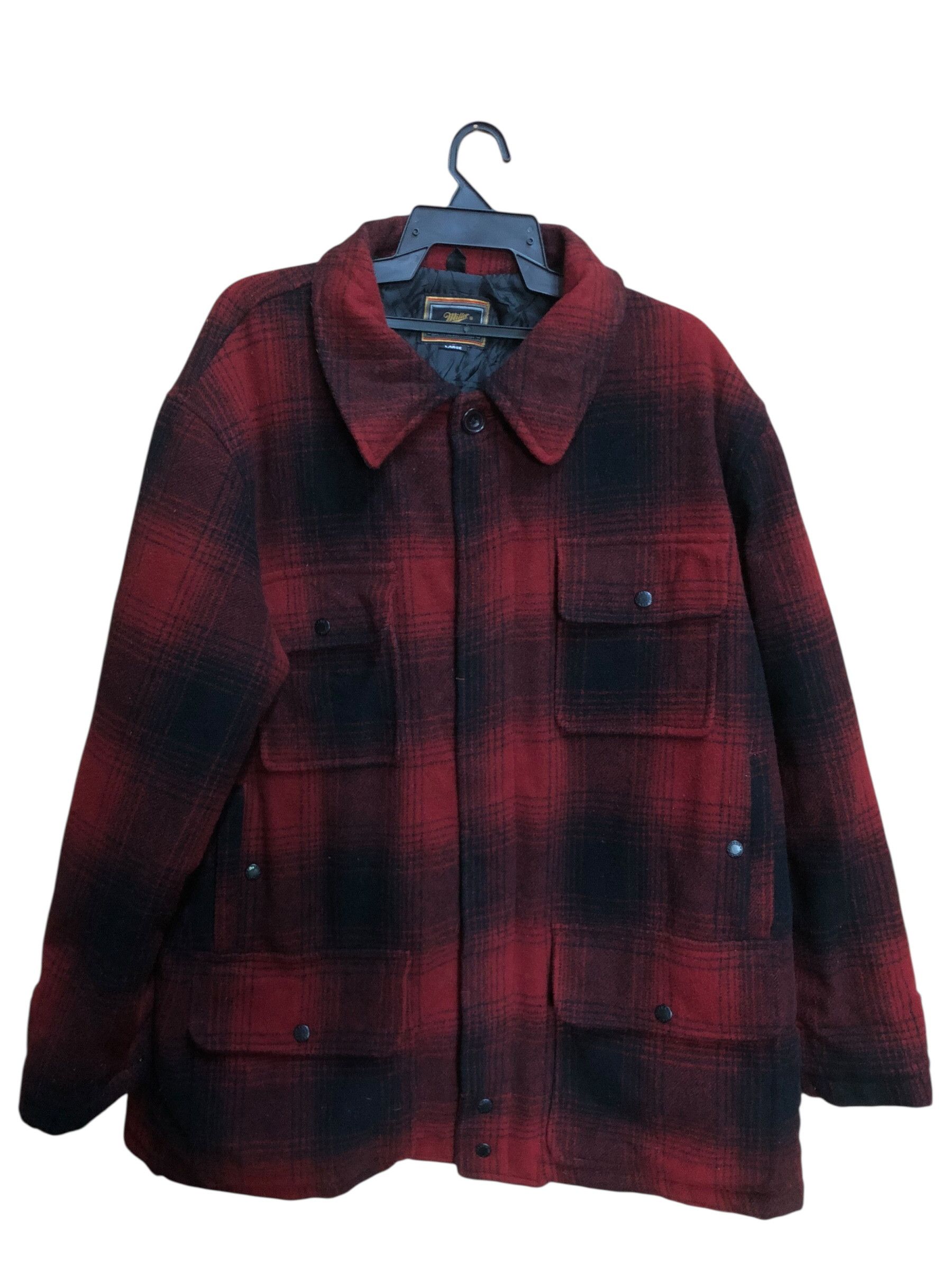 Peter Millar Miller Wool Blend Check Tartan Hunting Jacket Size US L / EU 52-54 / 3 - 1 Thumbnail