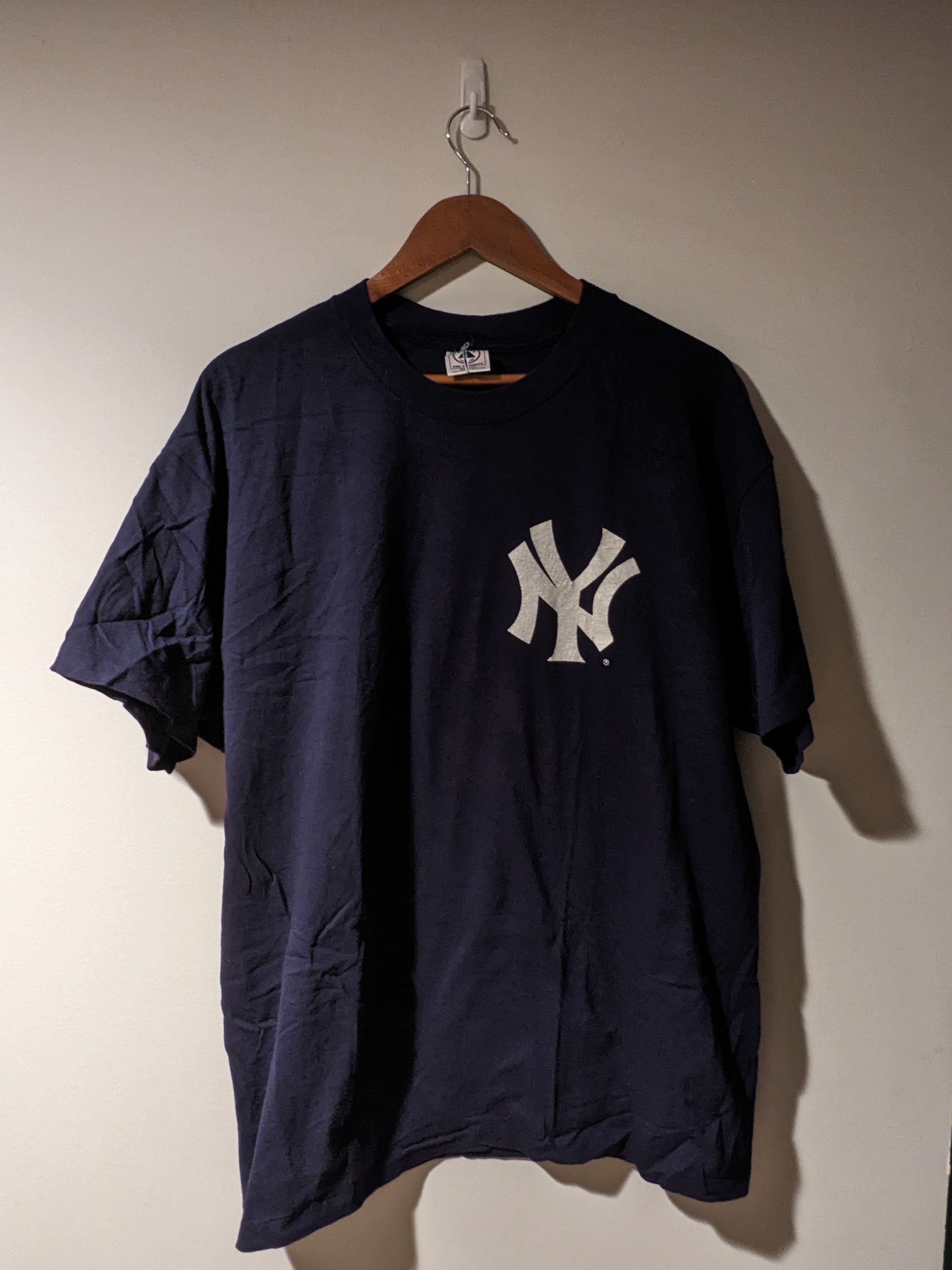 MLB × New York Yankees × Vintage Vintage 90s New York Yankees Jeter MLB Baseball T-Shirt Size US XL / EU 56 / 4 - 7 Thumbnail