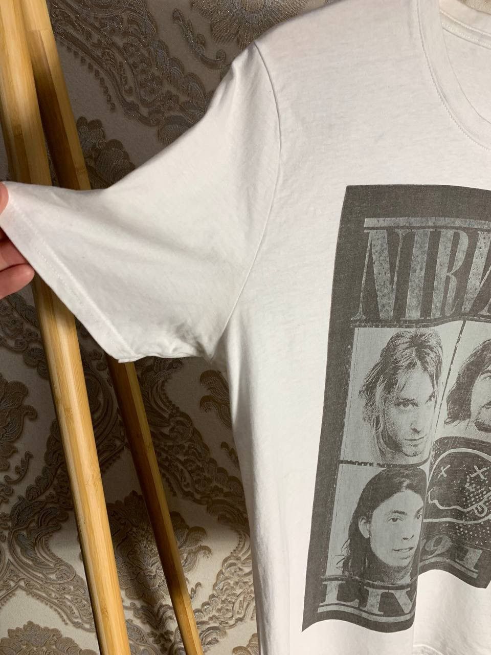 Nirvana × Vintage VERY RARE NIRVANA KURT COBAIN BIG LOGO BAND ROCK METAL PUNK Size US M / EU 48-50 / 2 - 4 Thumbnail