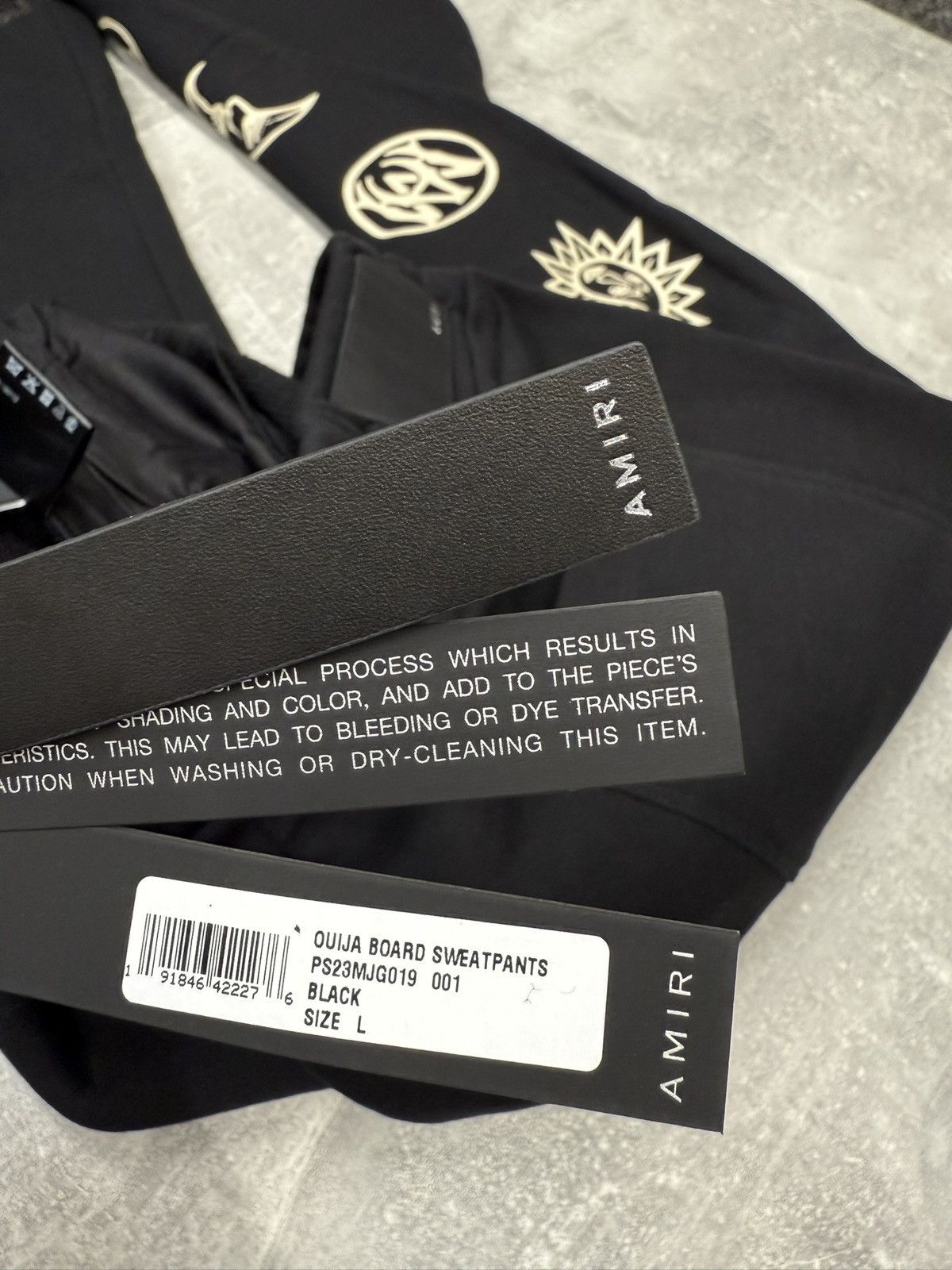 Amiri Amiri Ouija Board Sweatpants Black. size L. BNWT. RRP £950 Size US 34 / EU 50 - 14 Thumbnail