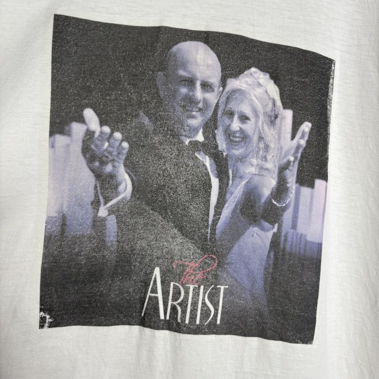 Vintage Vintage 90s The Artist Movie T-Shirt Size US XL / EU 56 / 4 - 2 Thumbnail