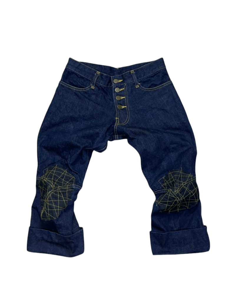 Christopher Nemeth Christopher Nemeth Raw Denim Low Rise Patcwork Size US 30 / EU 46 - 2 Thumbnail
