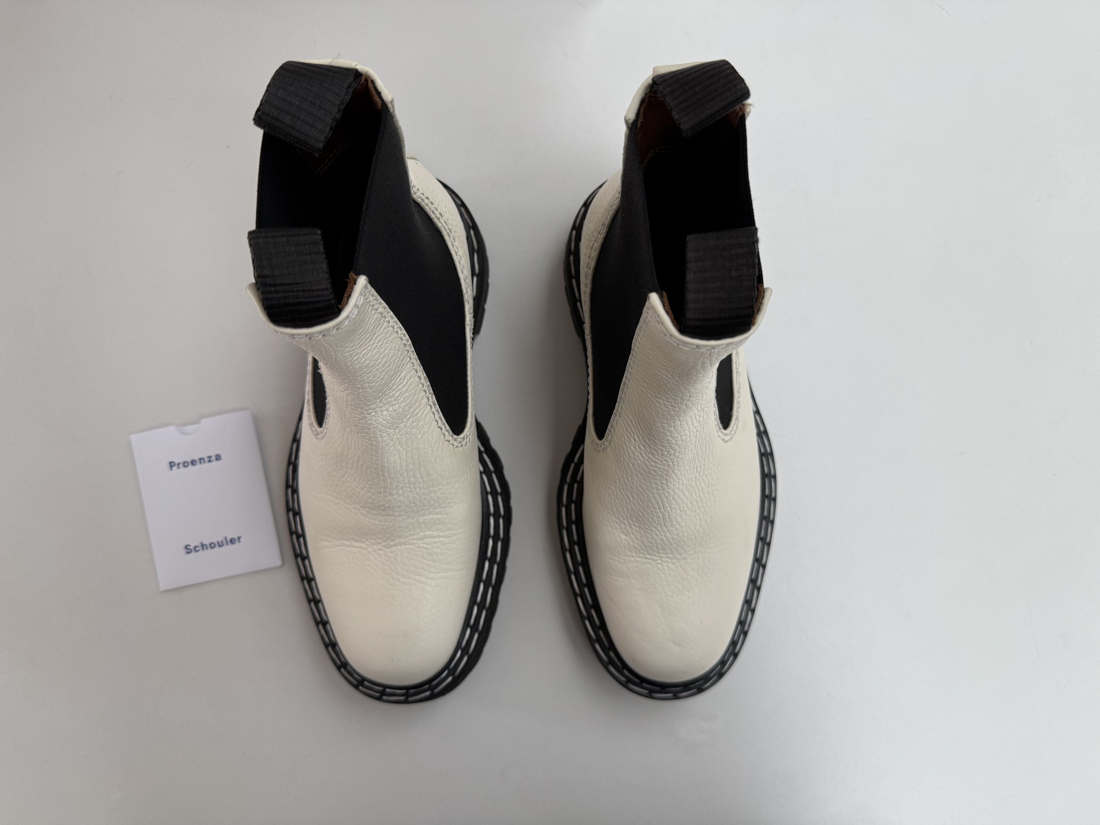 Proenza Schouler Proenza Schouler Lug Sole Platform Chelsea Boots Size US 6.5 / IT 36.5 - 3 Thumbnail