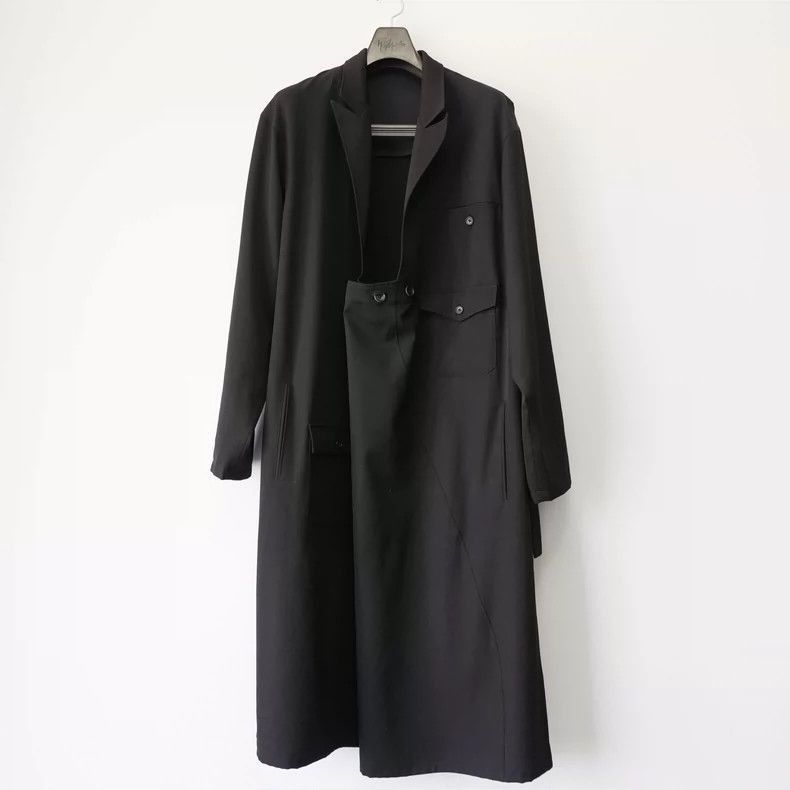 Yohji Yamamoto YohjiYamamoto 2017SS long front short back coat-2505 Size US L / EU 52-54 / 3 - 2 Thumbnail