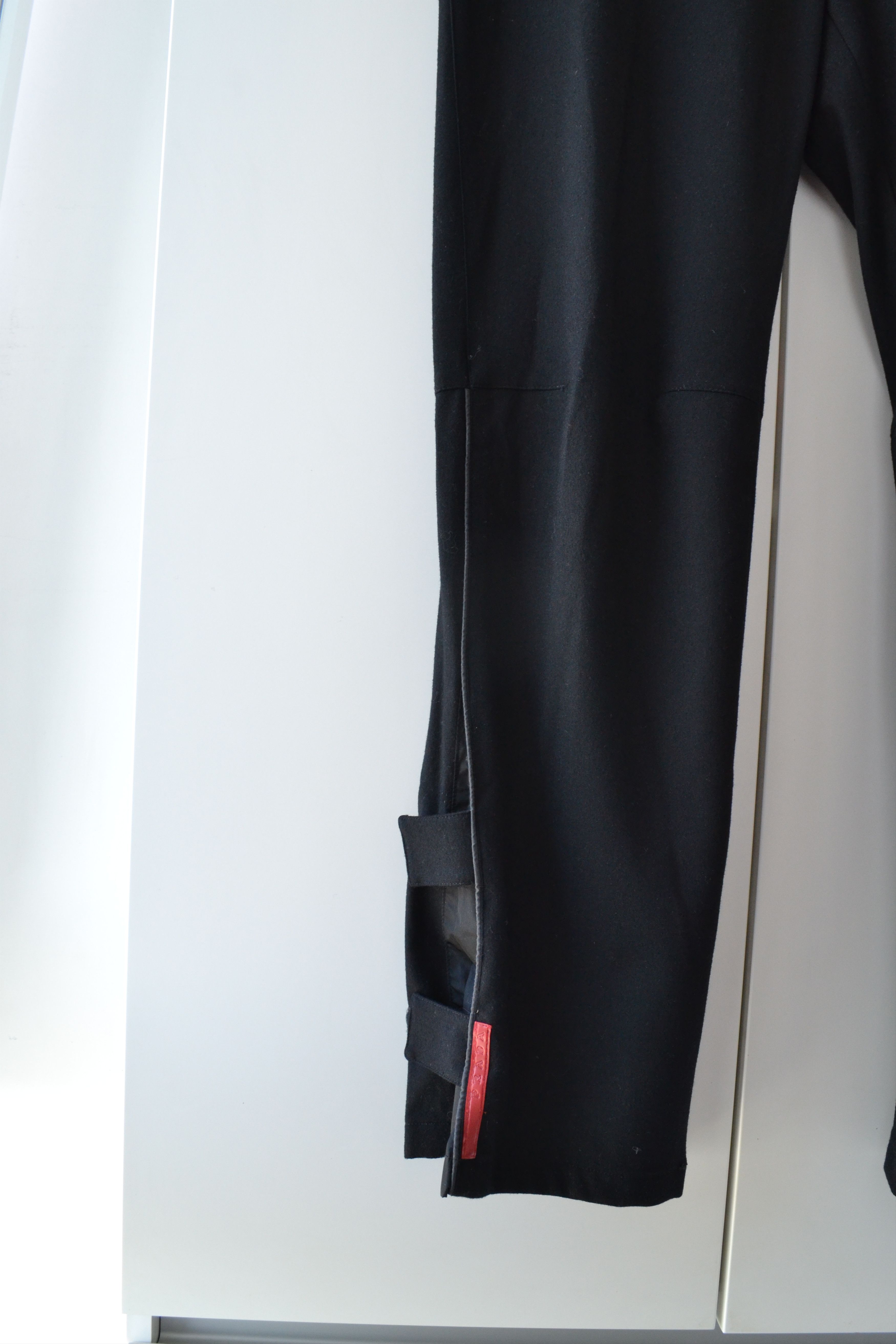 Prada PRADA Pants Velcro Trousers Zip Pockets Wool 1999 Red Tab Size US 34 / EU 50 - 12 Thumbnail