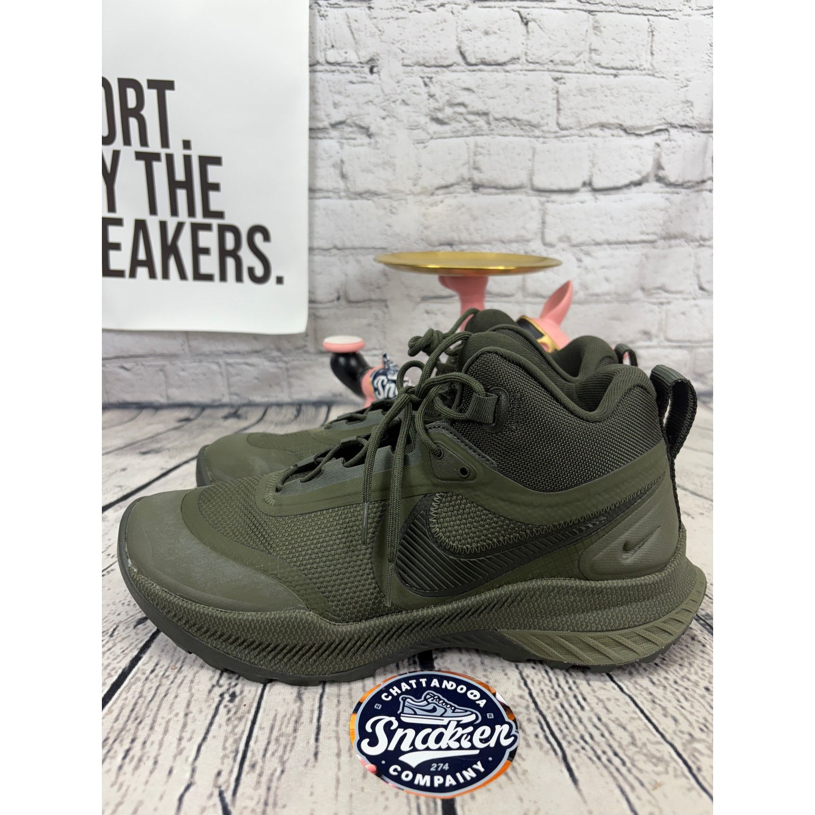 Nike Nike React SFB Carbon Mid Mens 11.5 Green Outdoor Shoes Size US 11.5 / EU 44-45 - 3 Thumbnail