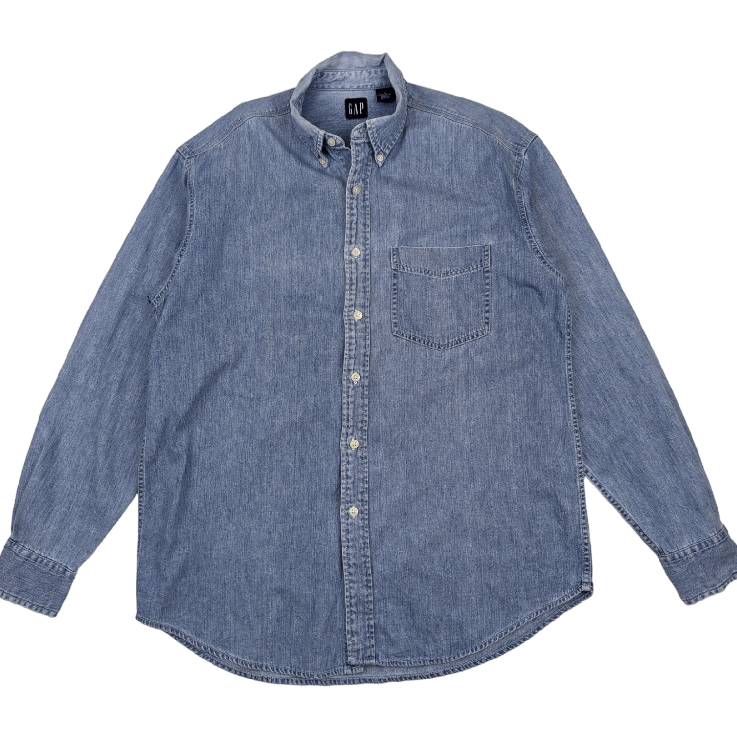 Gap GAP Denim Button Up Shirt Denim Style Jacket Size US M / EU 48-50 / 2 - 2 Thumbnail