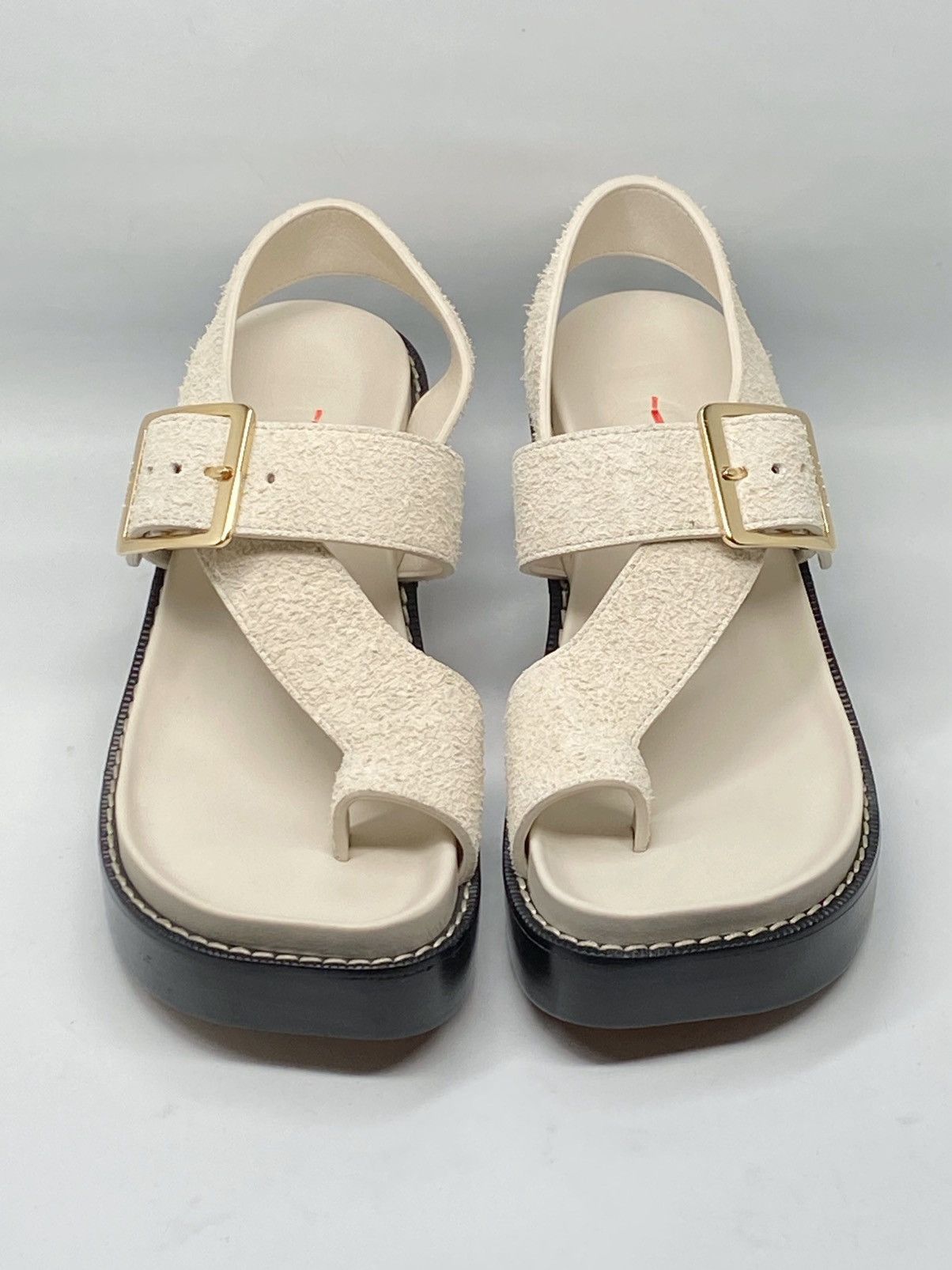 Loewe Loewe Ease heel suede sandal size 37 Size US 7 / IT 37 - 3 Thumbnail