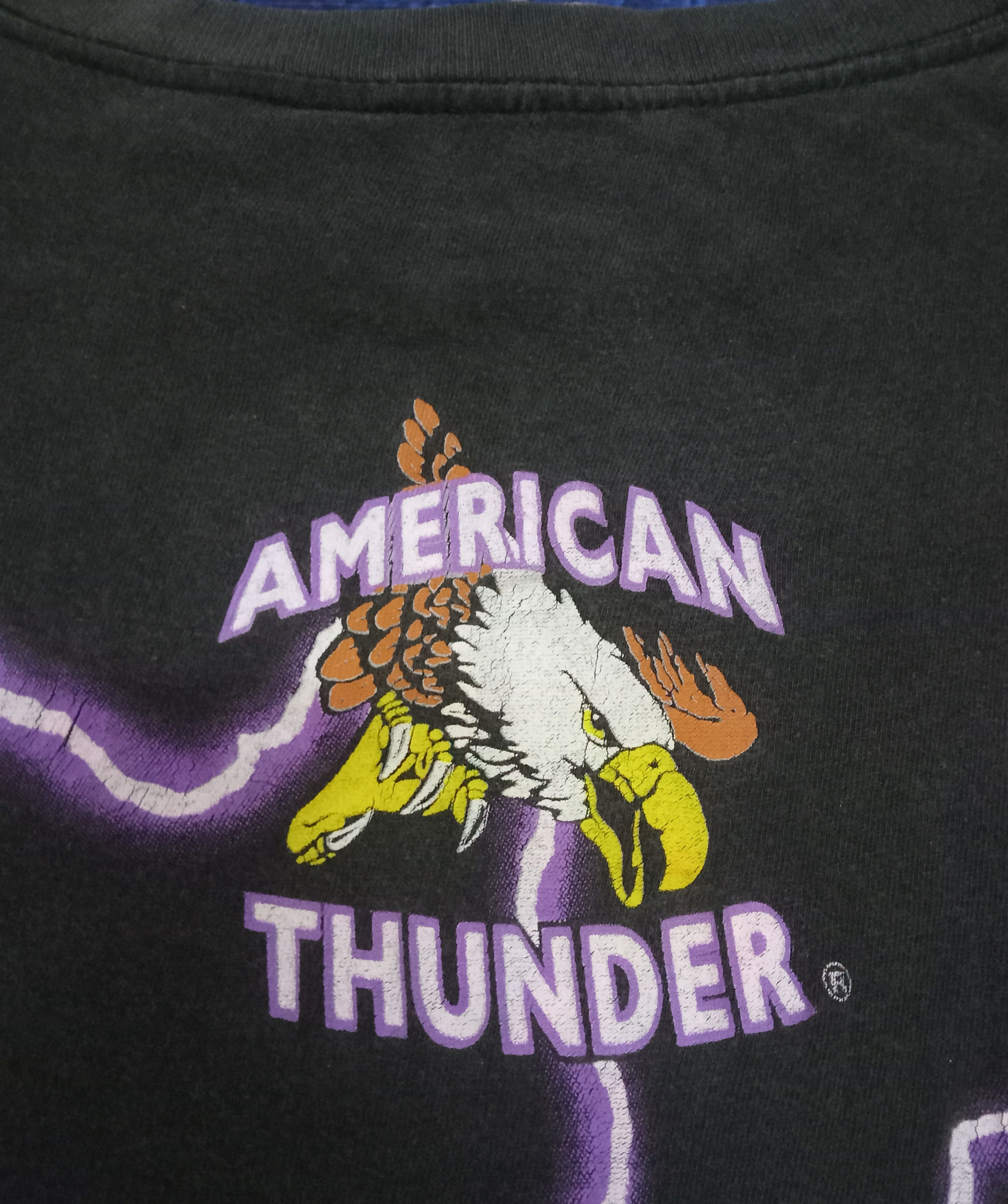 Harley Davidson Harley Davidson American Thunder Vintage Distressed T Shirt Size US XL / EU 56 / 4 - 6 Thumbnail