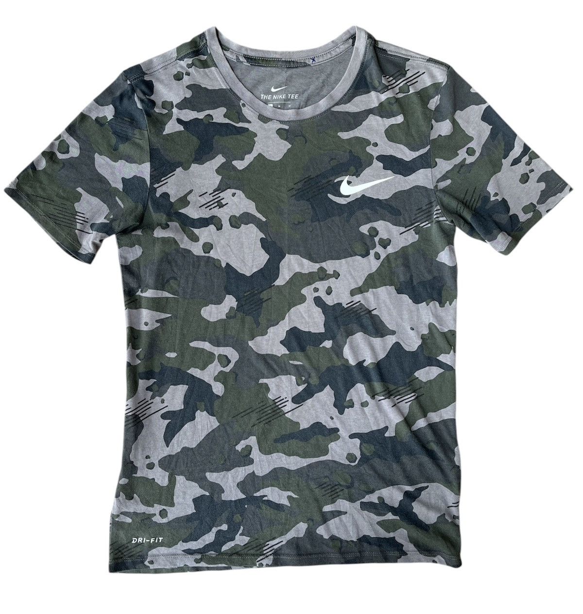 Nike Nike Dri-fit Camo Tshirt Size US M / EU 48-50 / 2 - 1 Thumbnail