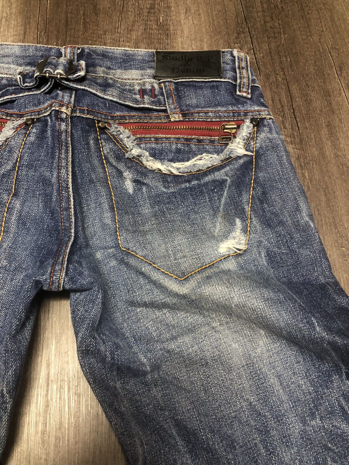 Japanese Brand VINTAGE STUDIO R.P DENIM & CO x RED PEPPER ( UNISEX) Size US 29 - 17 Thumbnail