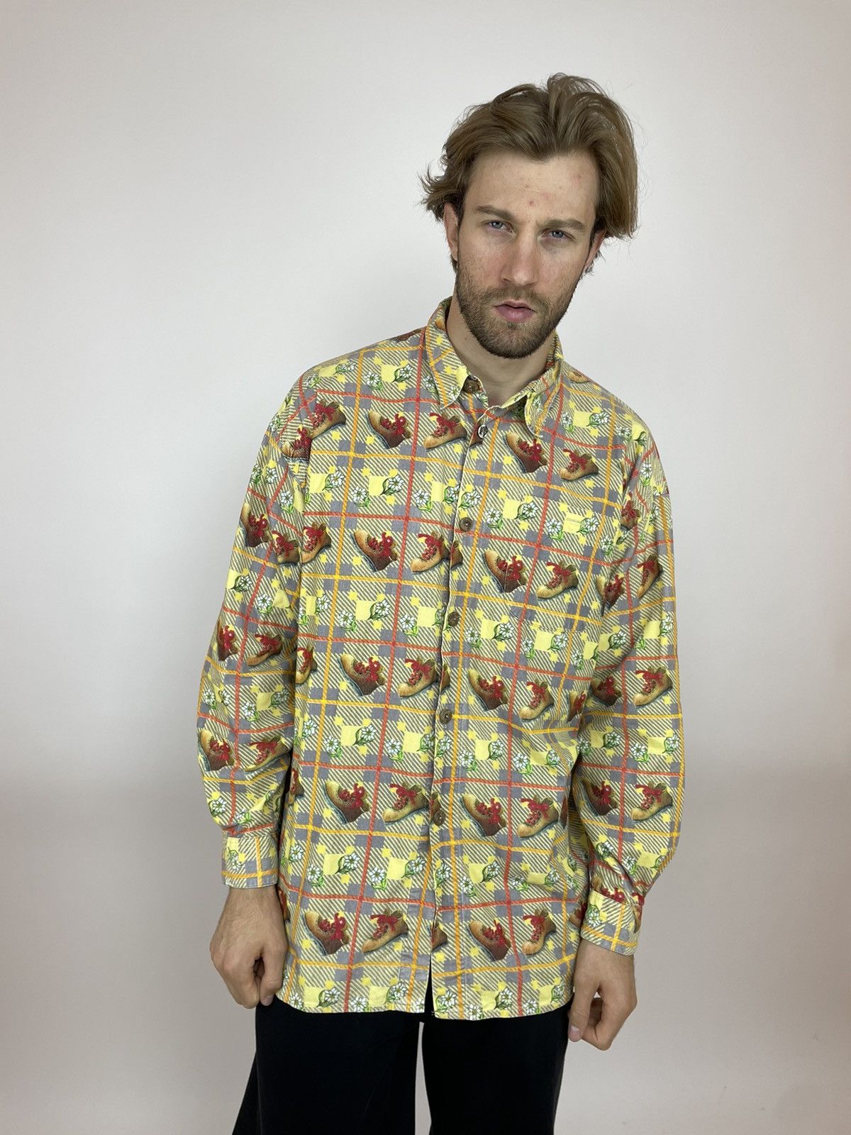 Japanese Brand × Vintage Key West Plaid shirt long sleeve Vintage Mens size Large Size US L / EU 52-54 / 3 - 6 Thumbnail