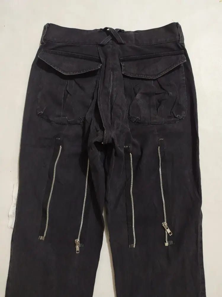 Japanese Brand Alices Japan Back Zipper Punk Bondage Design Pants Size US 27 - 2 Thumbnail