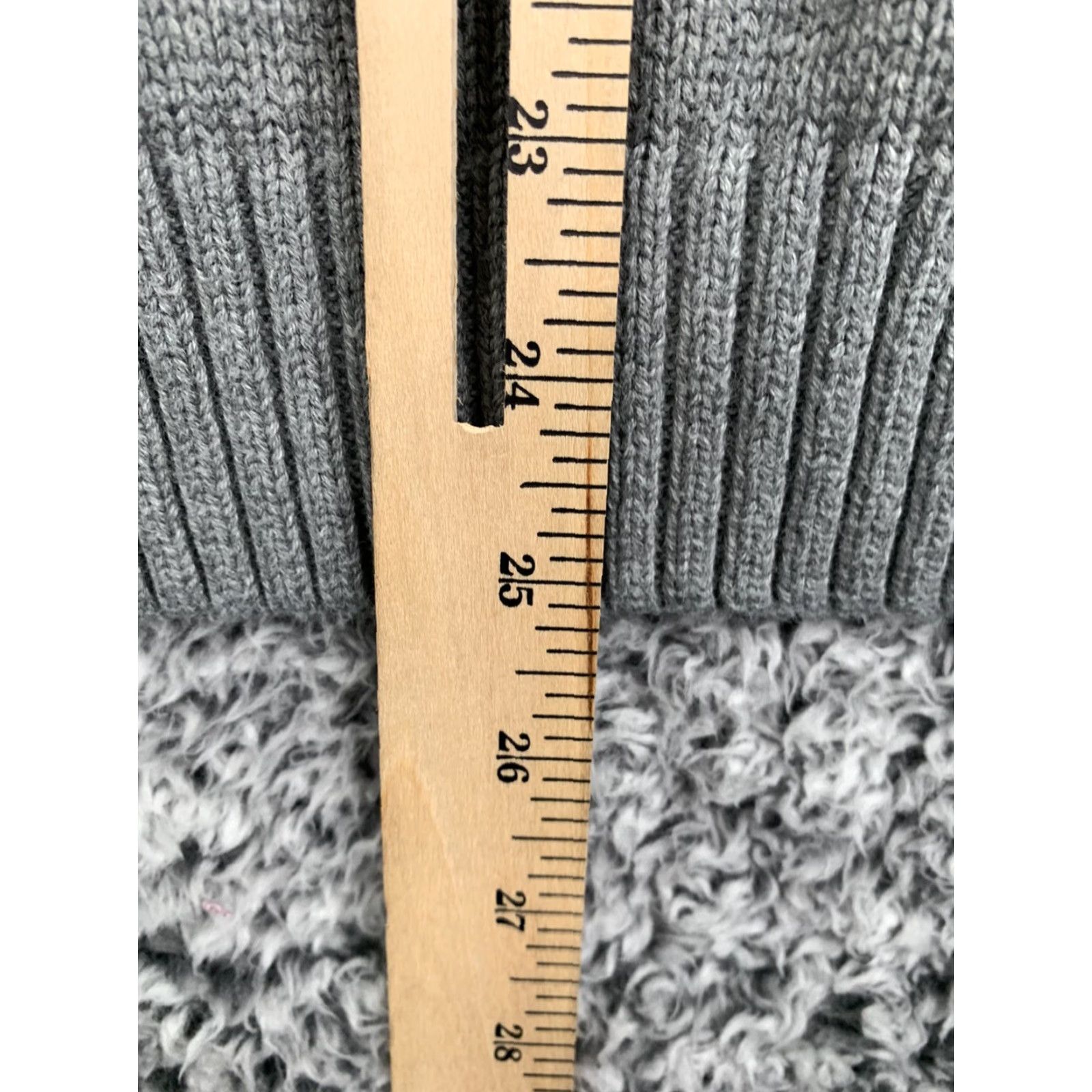 Chaps Chaps Pullover Sweater Mens L Gray Henley Mock Neck Cable-Knit Button Shuffle Detailed Craftmanship Size US L / EU 52-54 / 3 - 5 Thumbnail