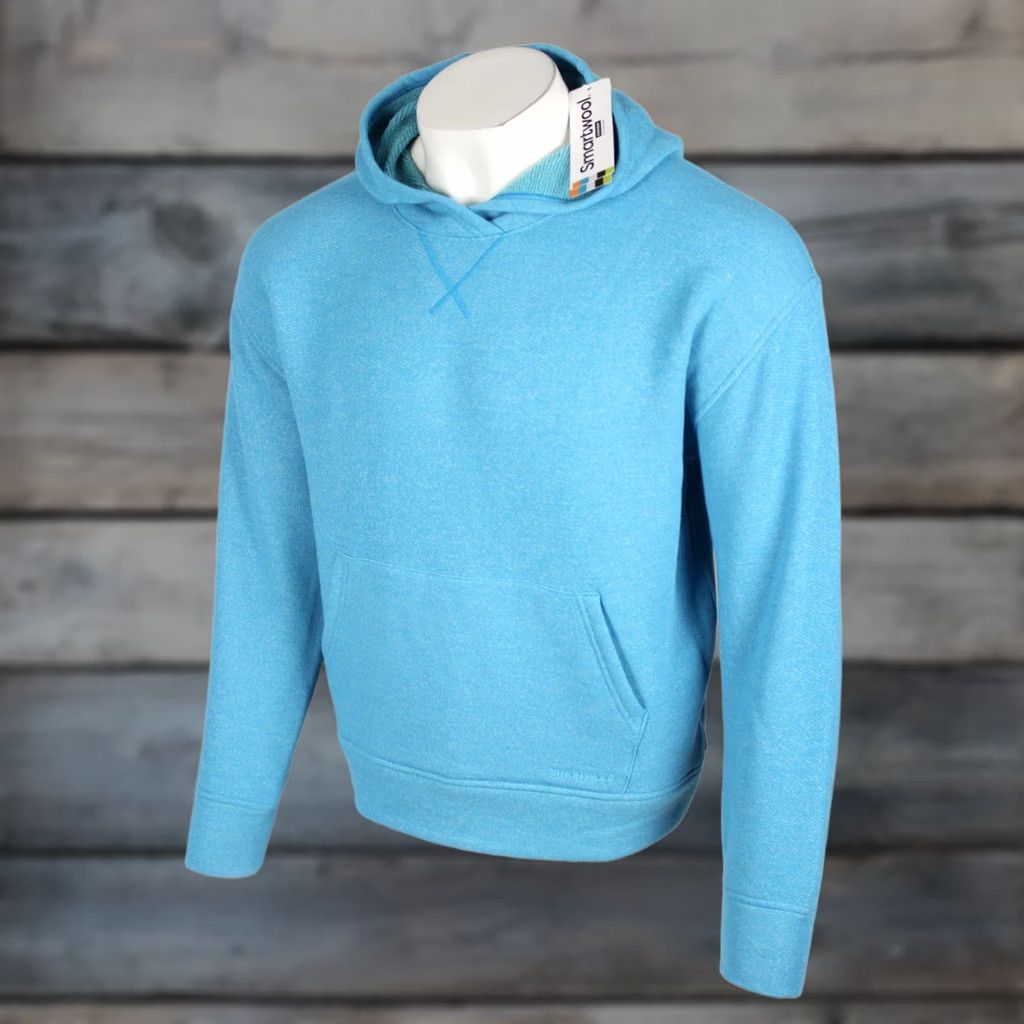 Smartwool VINTAGE SmartWool Men’sn Terry Hood Hoodie Sweatshirt S Pool Blue Size US S / EU 44-46 / 1 - 1 Thumbnail