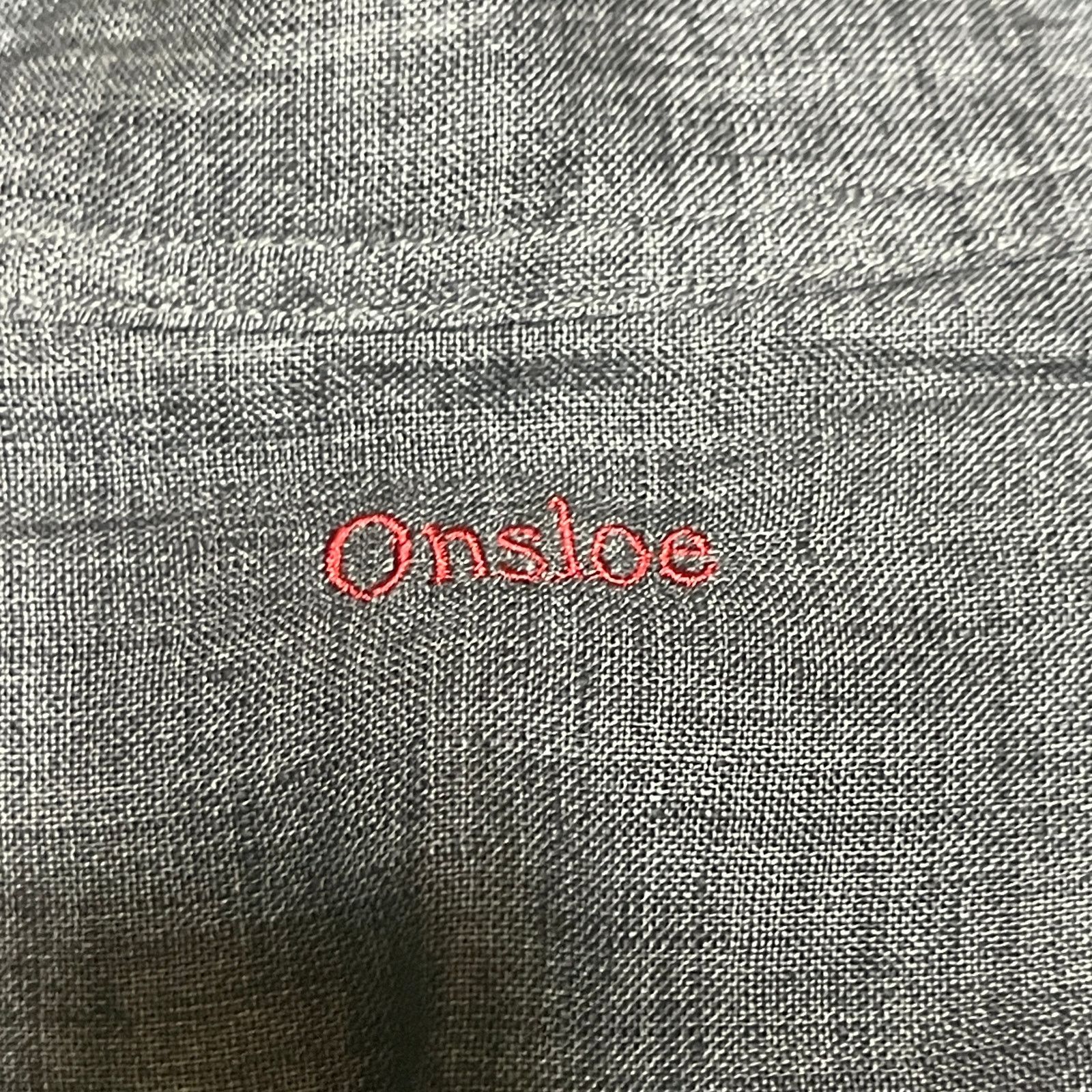Other ONSLOE Black 100% linen short sleeve button down shirt XXXL Size US XXL / EU 58 / 5 - 2 Thumbnail