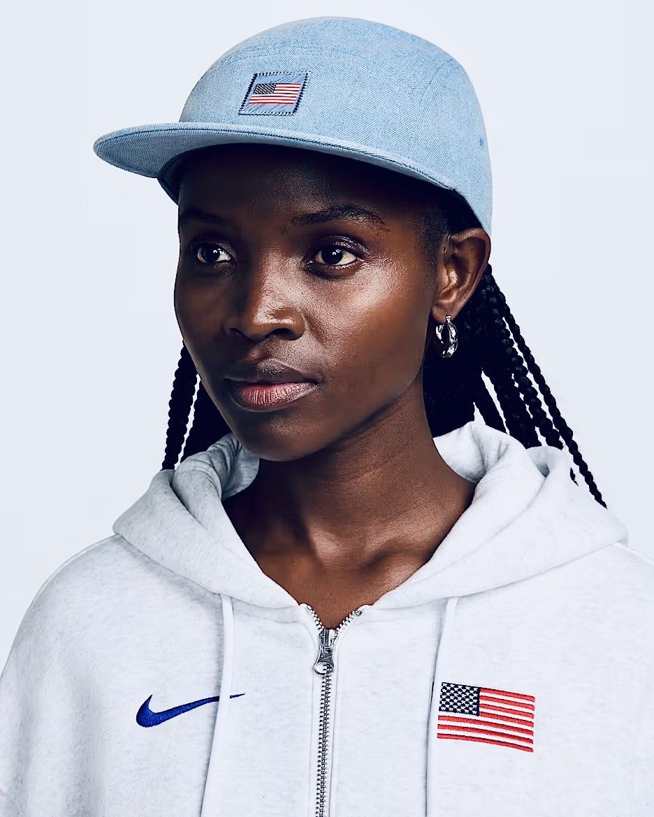 Nike Nike USA FlyNike Dri-FIT Denim Fz6304 493 Unisex Strapback Size ONE SIZE - 11 Thumbnail