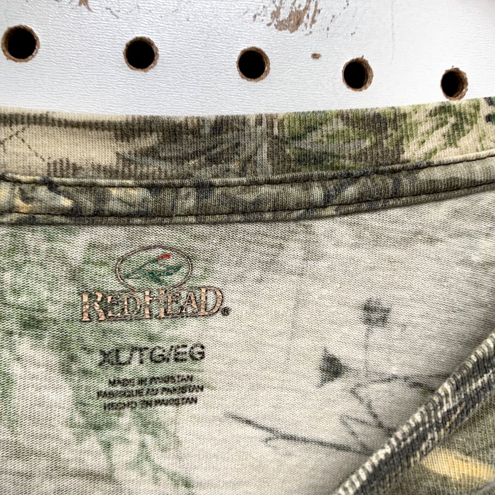 Vintage RedHead Shirt Green Camouflage Long Sleeve Outdoor XL Men Size US XL / EU 56 / 4 - 7 Thumbnail