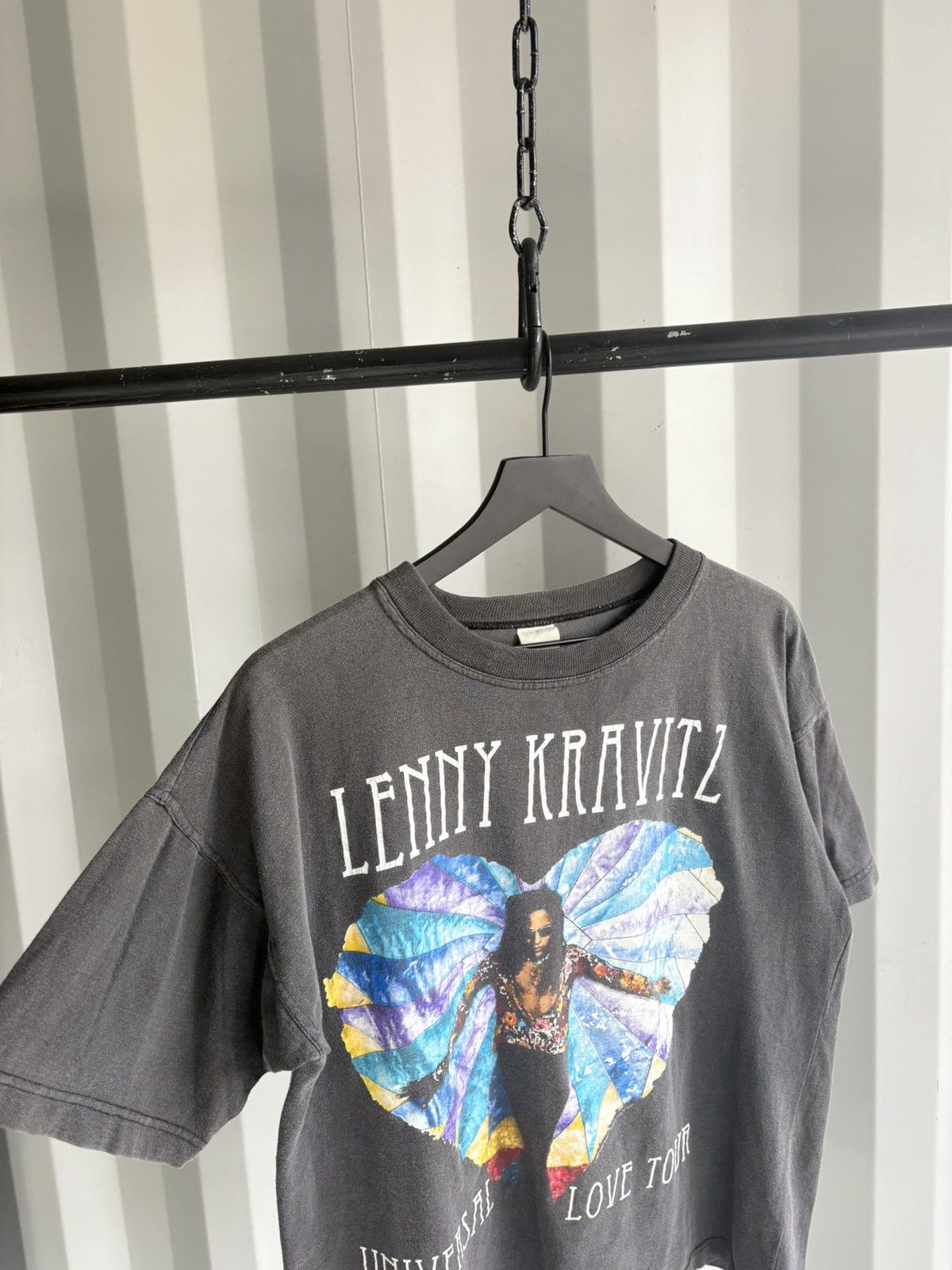 Band Tees Vintage Lenny Kravitz Shirt Faded Distressed GRUNGE Band Size US L / EU 52-54 / 3 - 5 Thumbnail