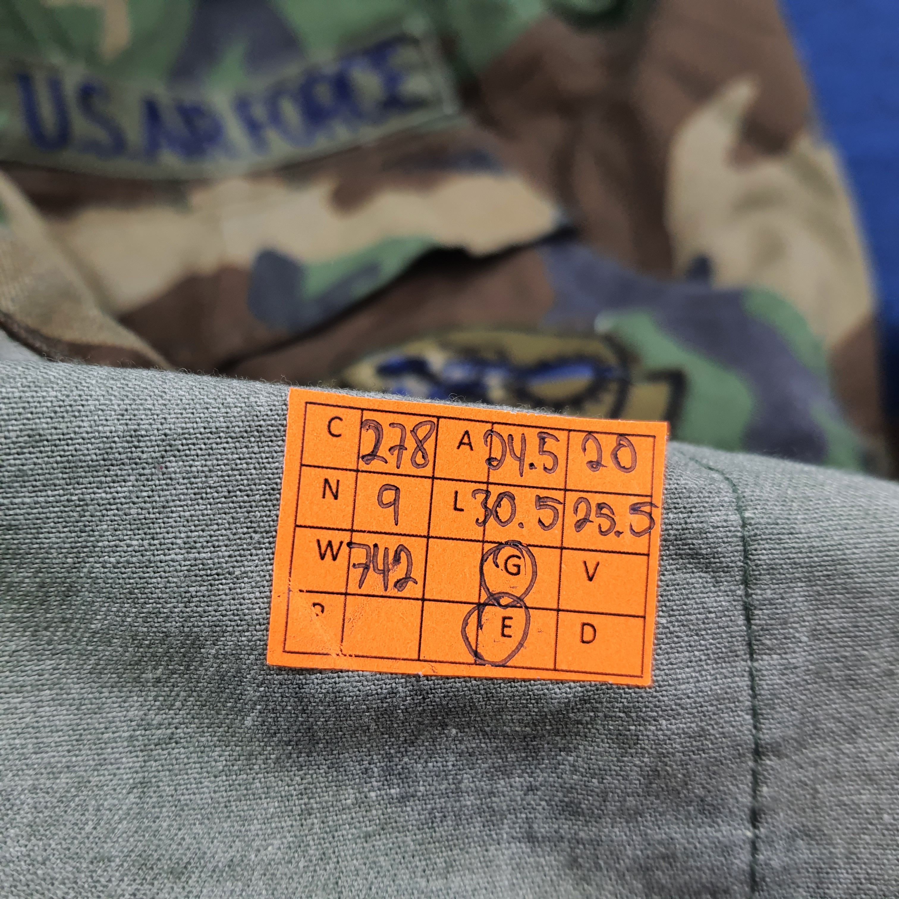 Vintage Vintage 80s/90s USAF Strategic Air Command BDU Jacket C278N9 Size US L / EU 52-54 / 3 - 11 Thumbnail