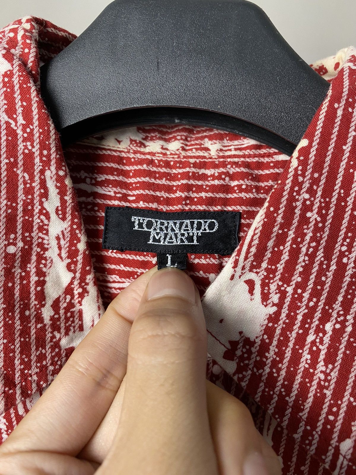 If Six Was Nine × Japanese Brand × Tornado Mart 2000s Tornado Mart Paint Splatter Shirt Size US M / EU 48-50 / 2 - 7 Thumbnail