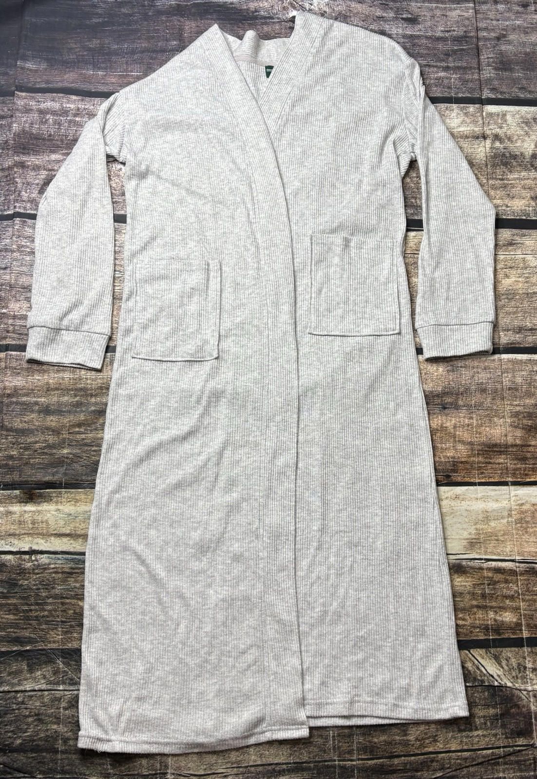 Other Hammacher Schlemmer Cardigan Sweater Womens Large Long Open Size L / US 10 / IT 46 - 1 Thumbnail
