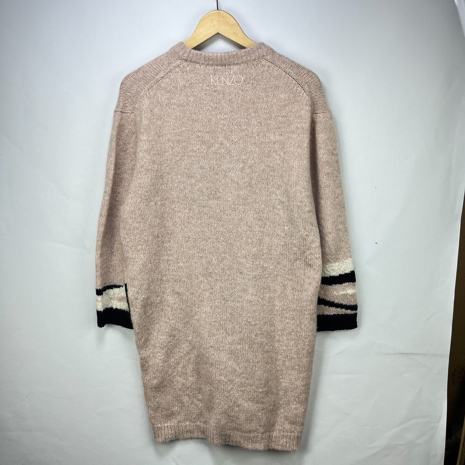 Kenzo × Vintage Kenzo Sweater Medium Tiger Knit Jumper Dress Women's Medium Size M / US 6-8 / IT 42-44 - 13 Thumbnail
