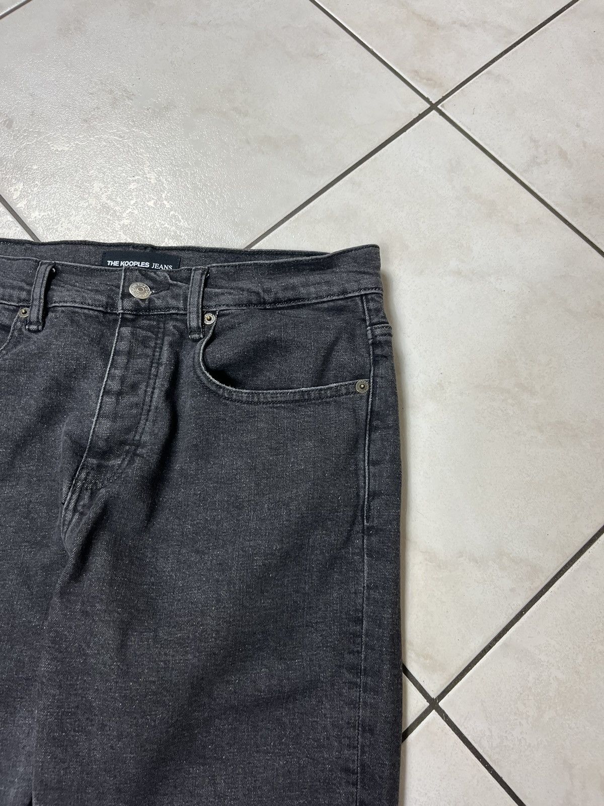 Designer × The Kooples The Kooples Paris slim jeans faded pants washed heather goth Size US 31 - 5 Thumbnail