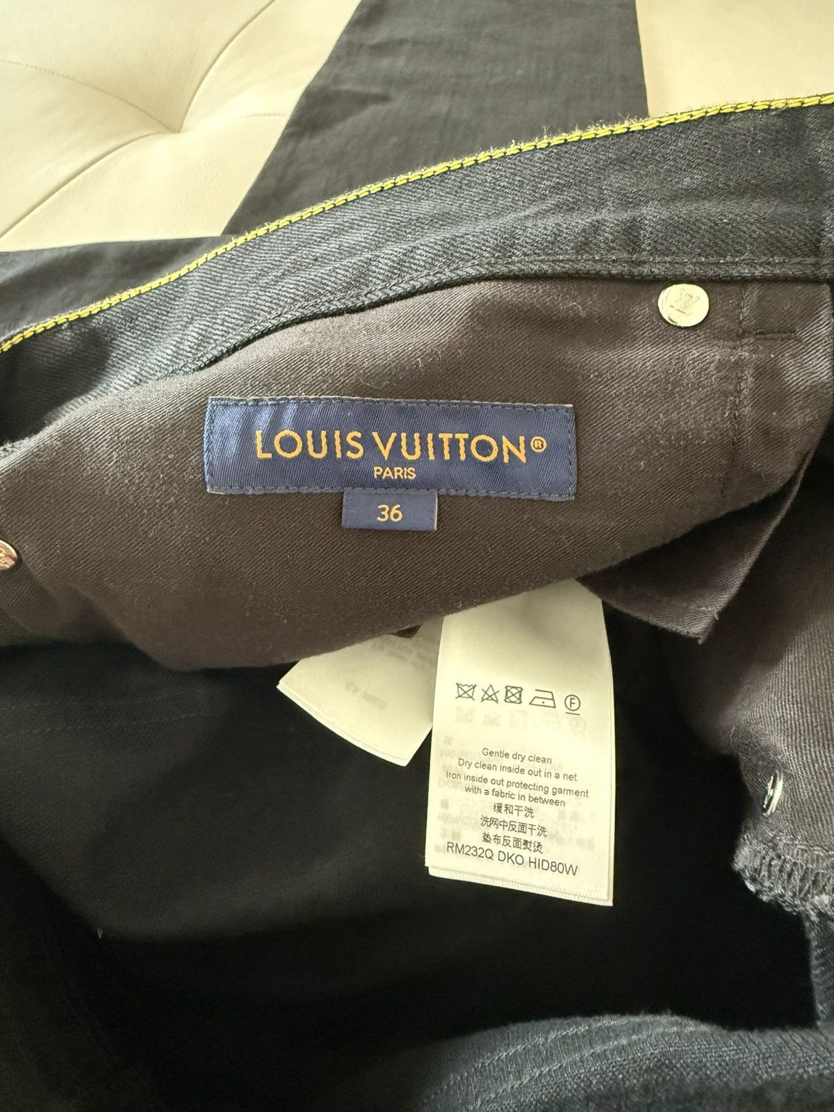 Louis Vuitton Louis Vuitton Japanese Denim Black 2023 Virgil Size US 36 / EU 52 - 8 Thumbnail