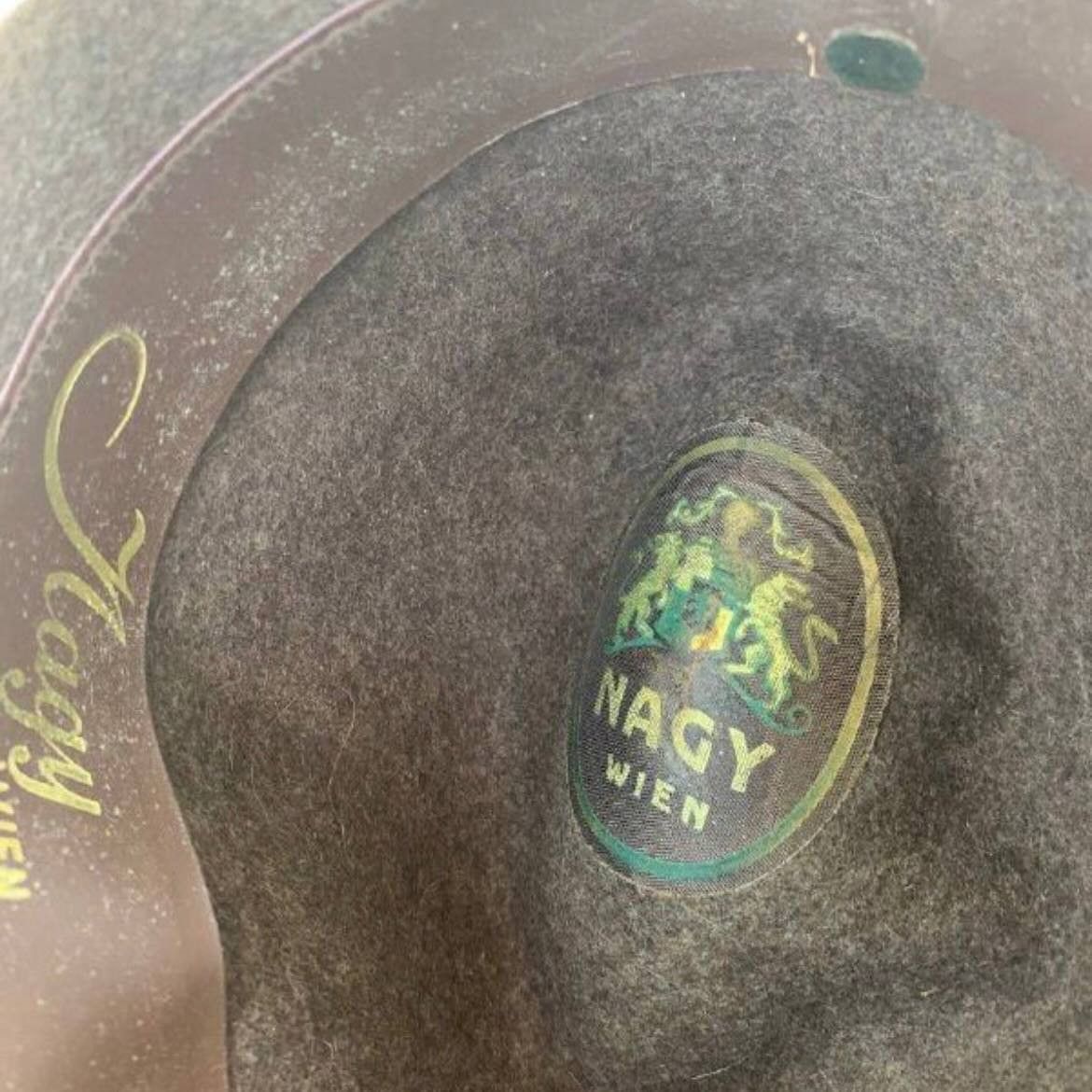 Vintage Nagy Wien Fedora hat #1310 Size ONE SIZE - 2 Thumbnail