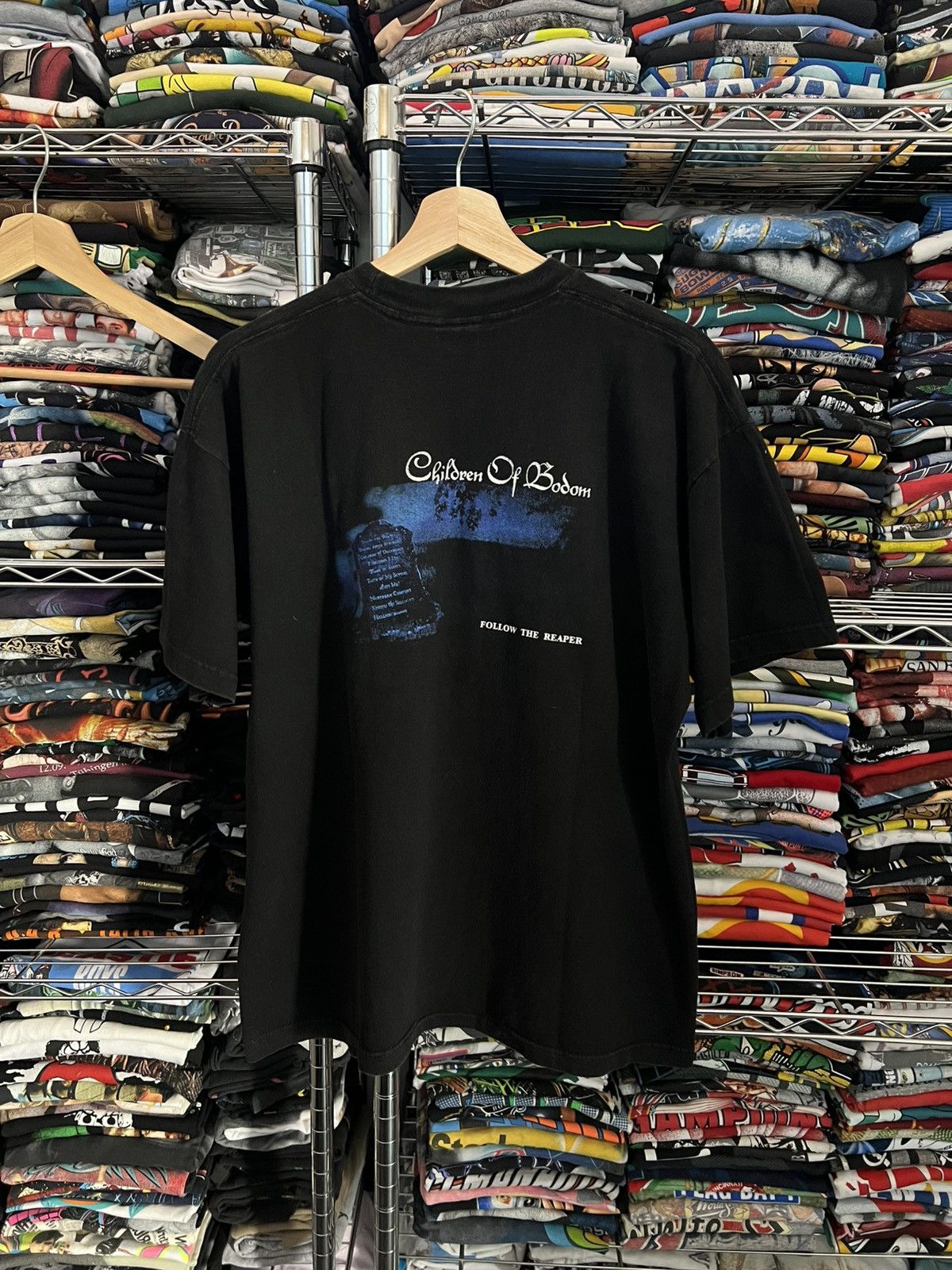 Band Tees 2000 Children of Bodom Follow The Reaper Metal Tee Size US L / EU 52-54 / 3 - 2 Thumbnail