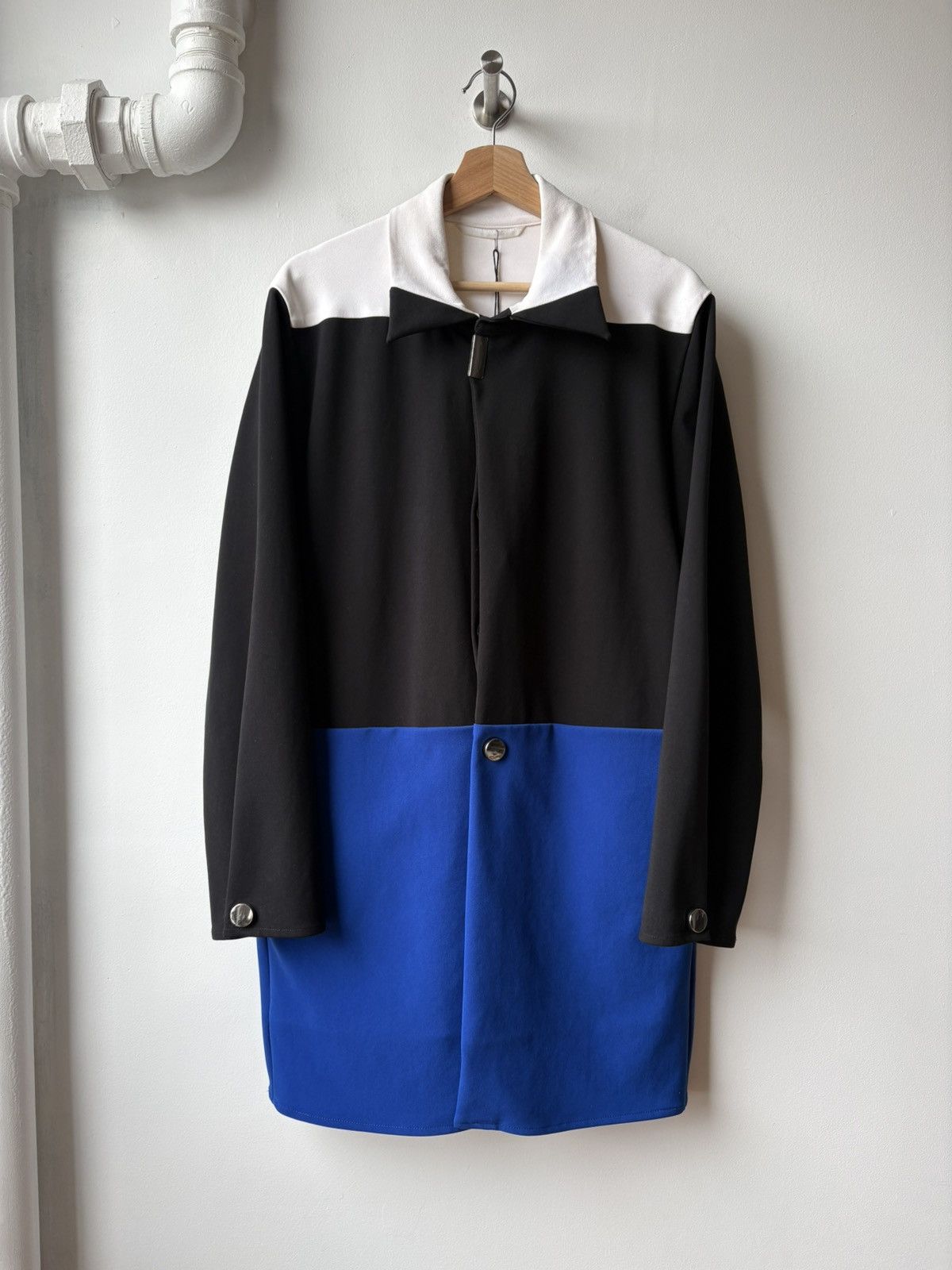 Raf Simons Raf Simons SS14 Tri-Color Athletic Long Coat Size US L / EU 52-54 / 3 - 1 Thumbnail