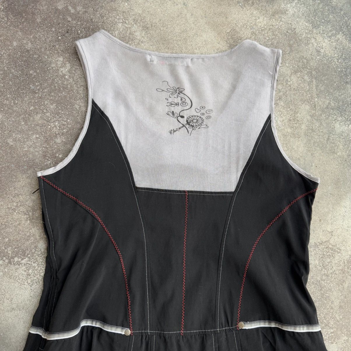 20471120 × Japanese Brand C’Fait Pour Vous Paris Vintage Avant Garde Dress Size L / US 10 / IT 46 - 11 Thumbnail