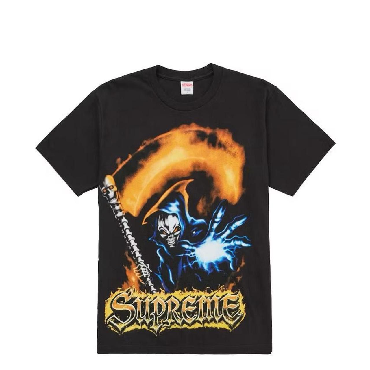 Supreme Supreme x Art Dealer Snowman Graphic Tee Black | Grailed