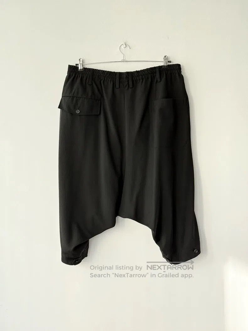 Yohji Yamamoto Yohji Yamamoto Size 3 Cropped wide-leg pants with a crotch| Size US 30 / EU 46 - 2 Thumbnail