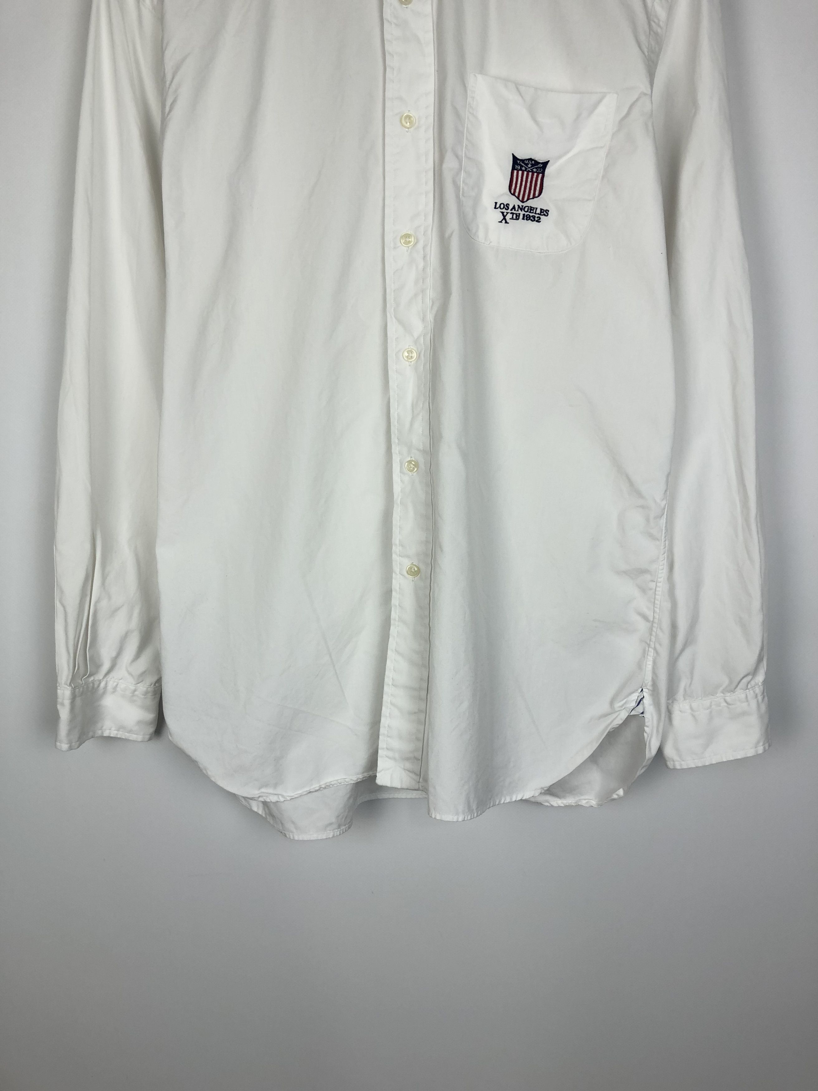 Polo Ralph Lauren Ralph Lauren Shirt Classic Fit Los Angeles Button White M Size US M / EU 48-50 / 2 - 3 Thumbnail