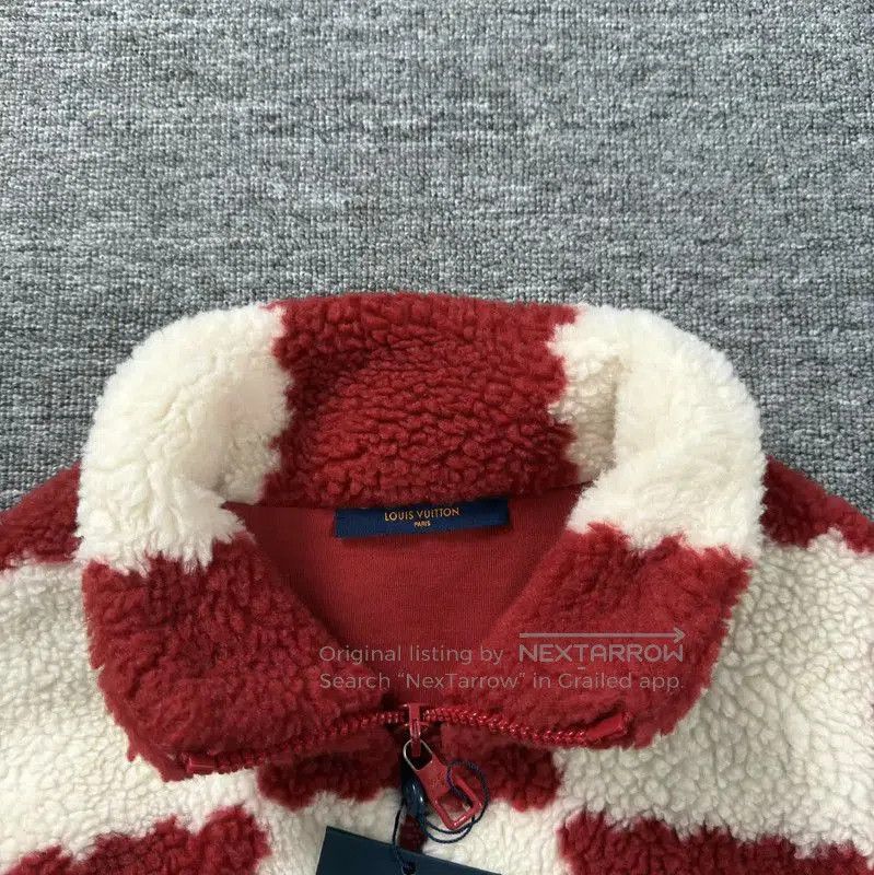 Louis Vuitton Louis Vuitton Red Wool Men's Jacket . Size US XL / EU 56 / 4 - 3 Thumbnail