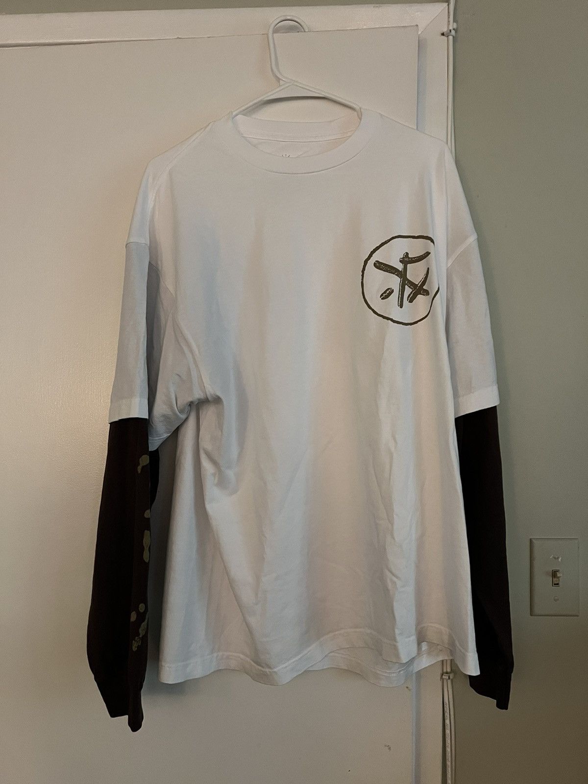 image of Travis Scott Jumpman Jack Longsleeve in White, Men's (Size XL)