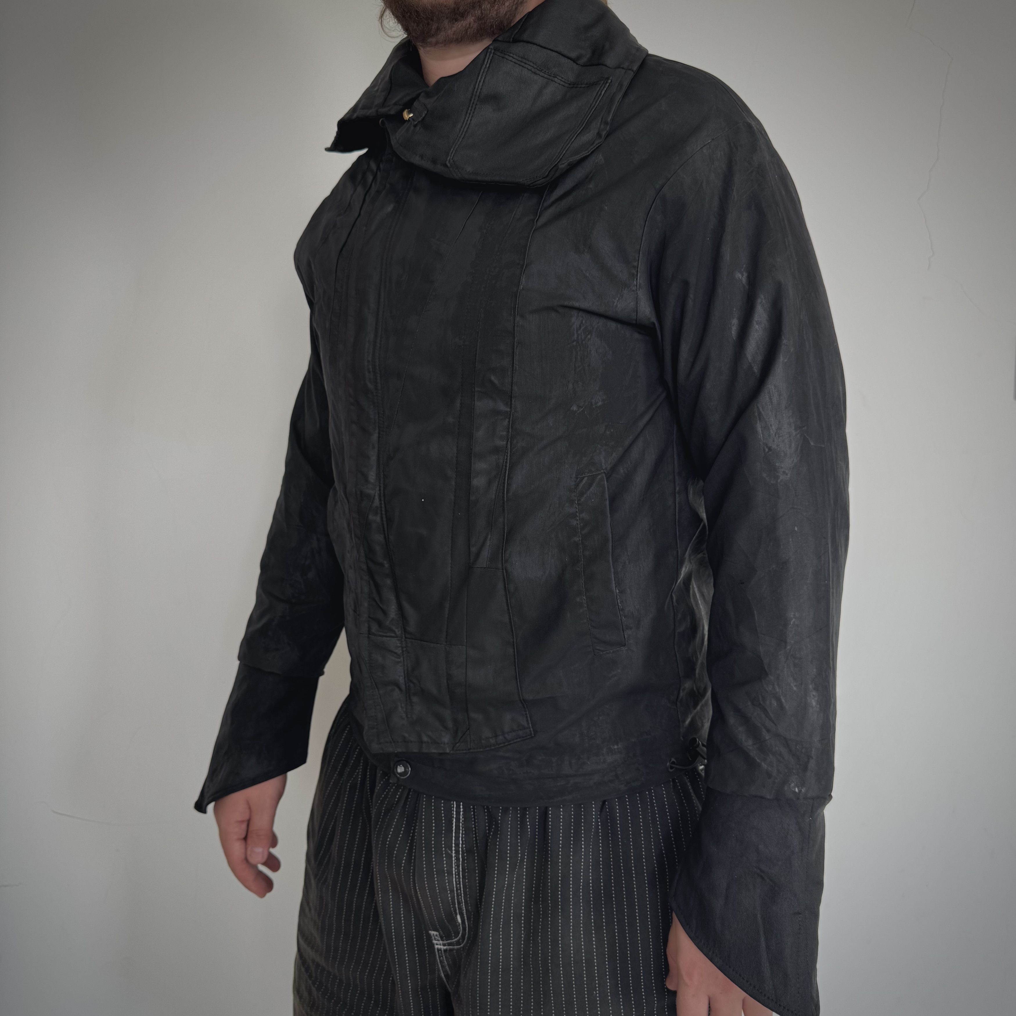 Japanese Brand Japanese Brand Asymmetrical Hooded Jacket Size US L / EU 52-54 / 3 - 8 Thumbnail