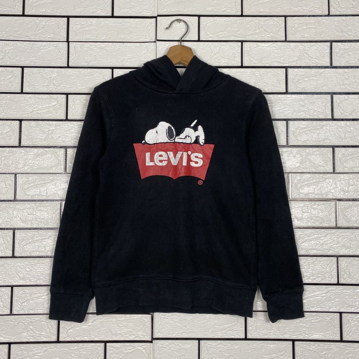 Levi's 📌Hoodie Pull Over Levi's Big Logo Snoopy Size US M / EU 48-50 / 2 - 13 Thumbnail